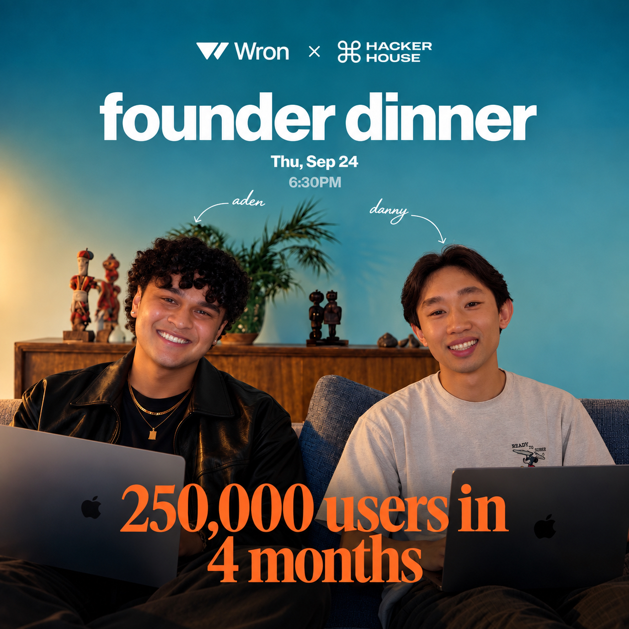Founder Dinner - Wron AI