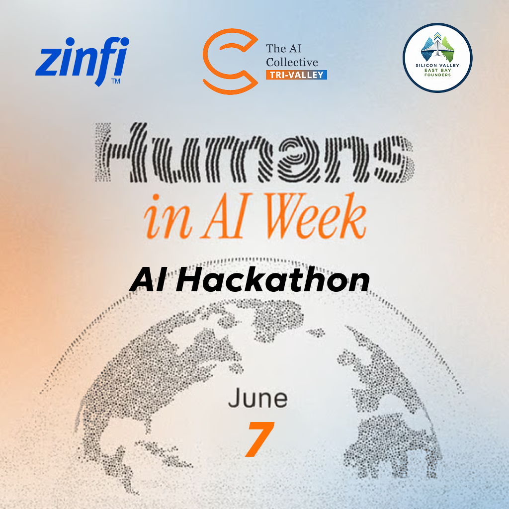Cover art for #AI Hackathon with The AI Collective Tri-Valley | Humans In AI Week — Pleasanton, CA