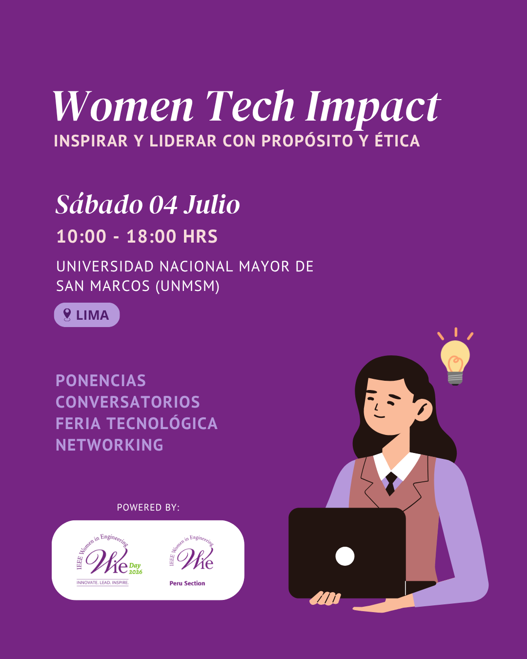 "Women Tech Impact 2026: Inspirar y liderar con propósito y ética"