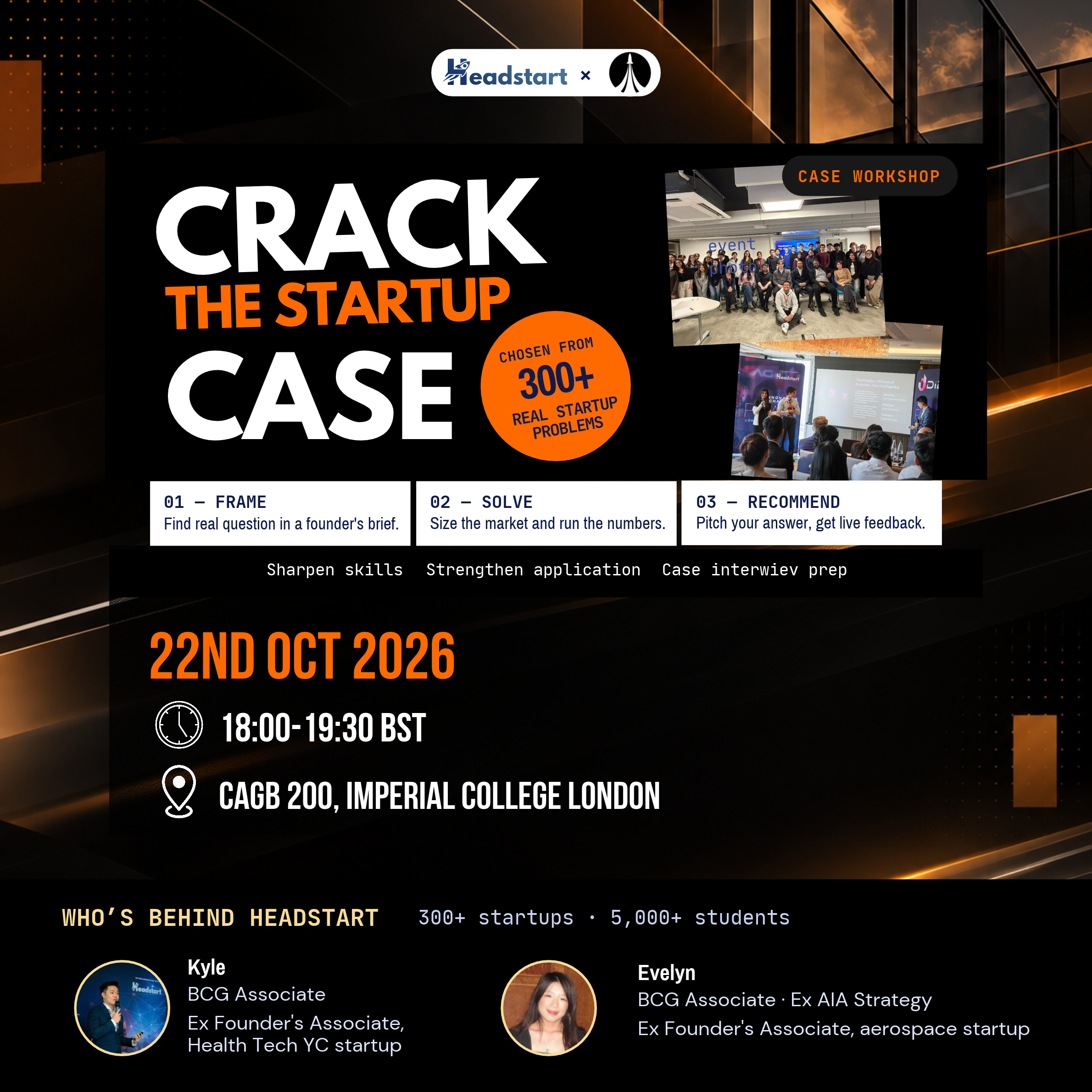 Crack the Startup Case - HeadStart Global x IE