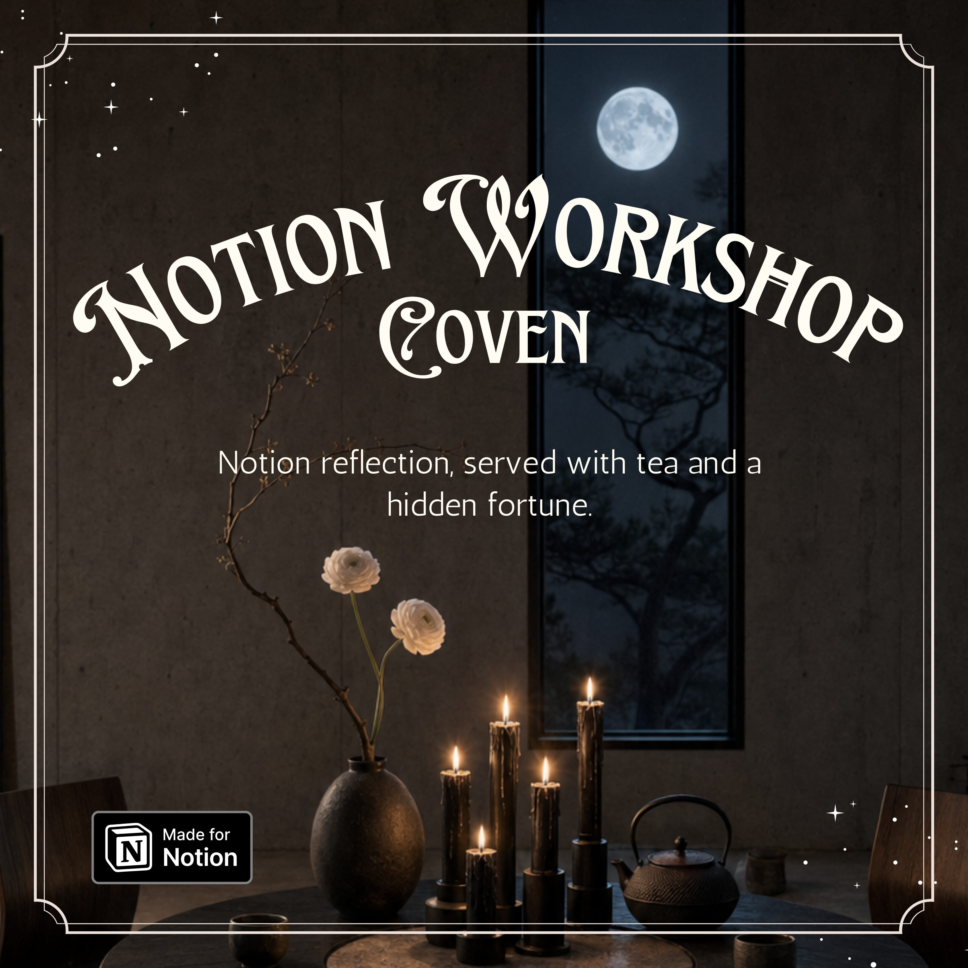 Cover art for #Notion Workshop: Notion reflection, served with tea and a hidden fortune. — Singapore