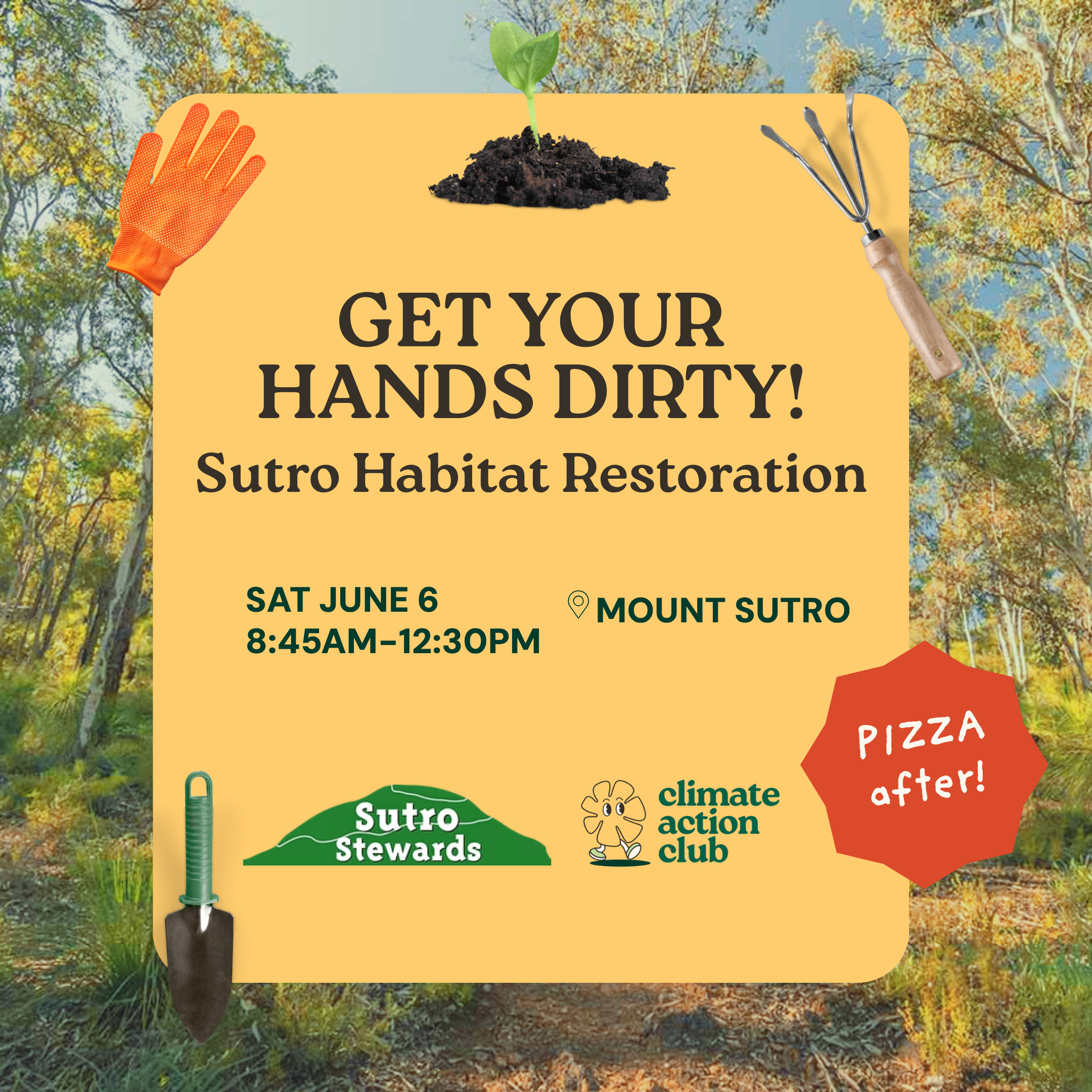Cover art for #Climate Action Club + Sutro Stewards Restoration Day — San Francisco, CA
