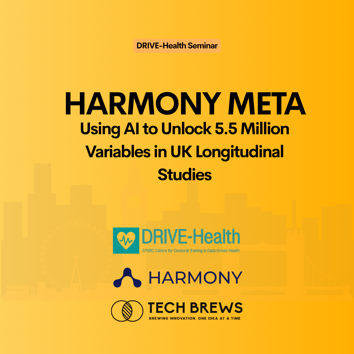 [London] Harmony Meta: Using AI to unlock 5.5M variables in UK longitudinal studies