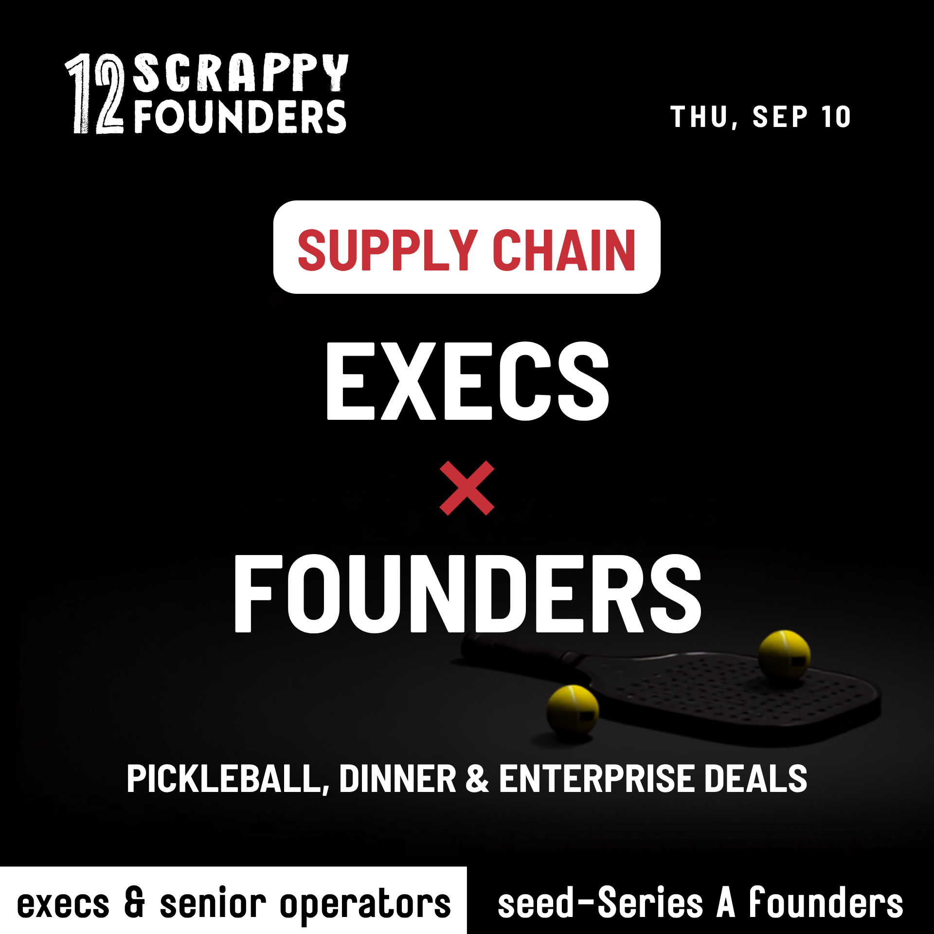 Pickle Talk: Supply Chain Execs × AI Founders (Seed to Series A)