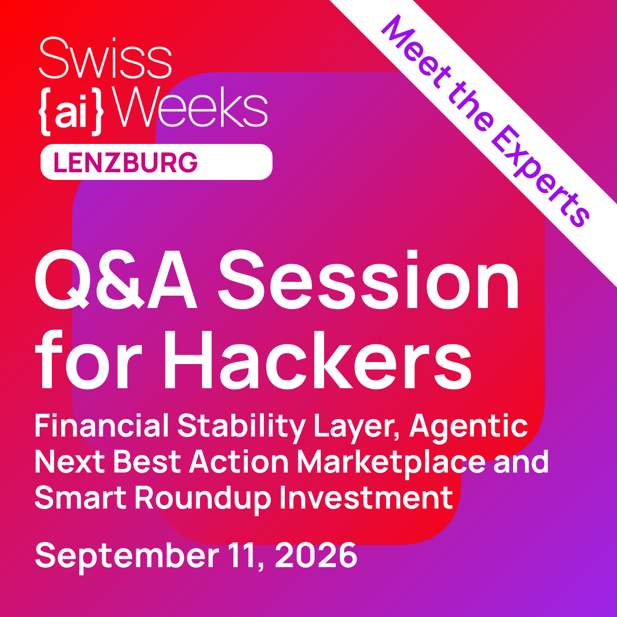 Q&A Session for Financial Stability Layer, Agentic Next Best Action Marketplace and Smart Roundup Investment
