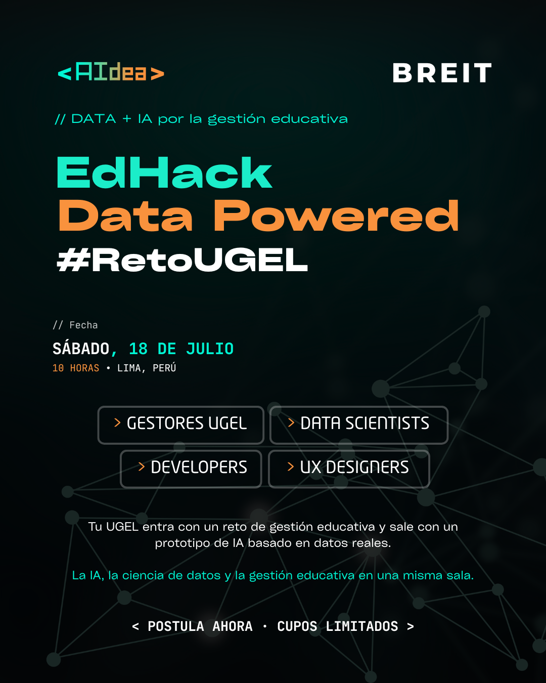 Desafío EdHack UGEL & BREIT - Aplicación para Facilitador UX