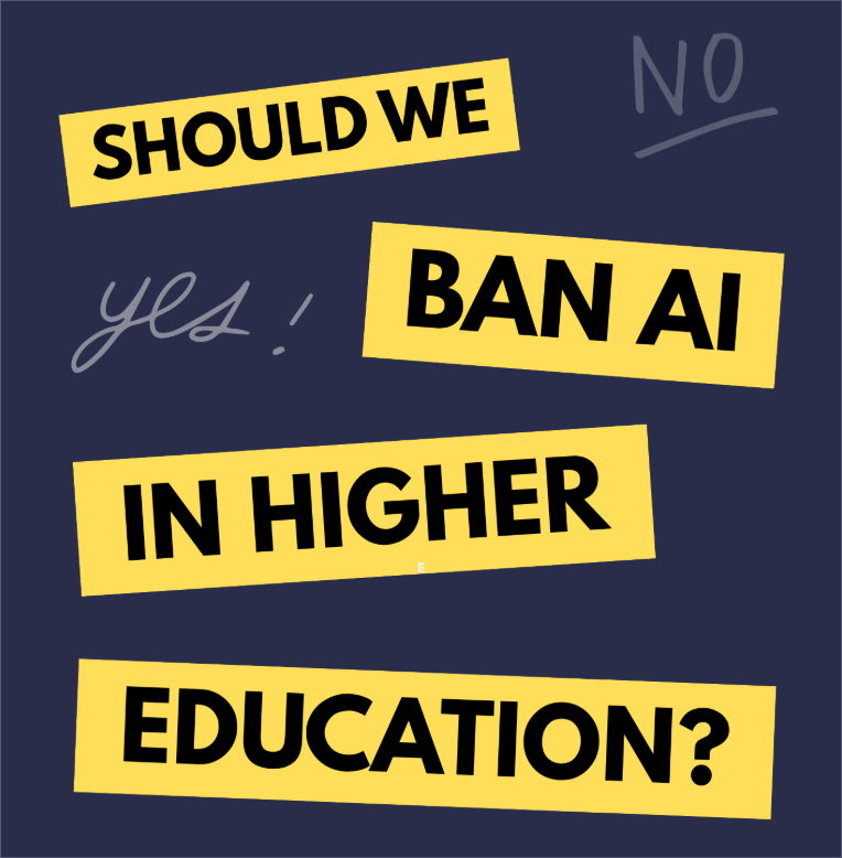 Moeten we AI in het hoger onderwijs verbieden?