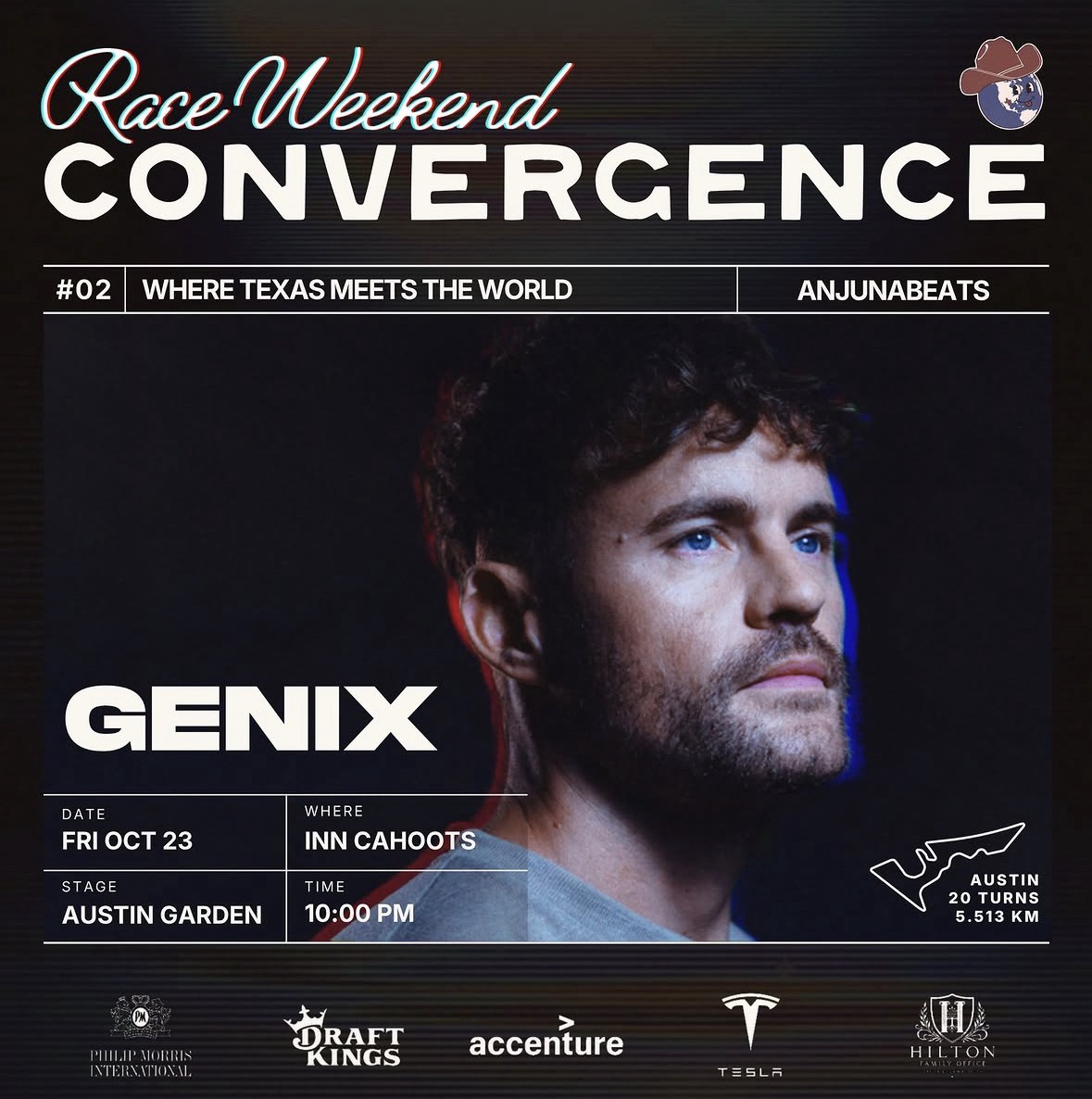 קונברג'נס: חווית סוף שבוע המרוצים עם ZHU + Genix + Disko Cowboy // אירוע דרפטקינגס