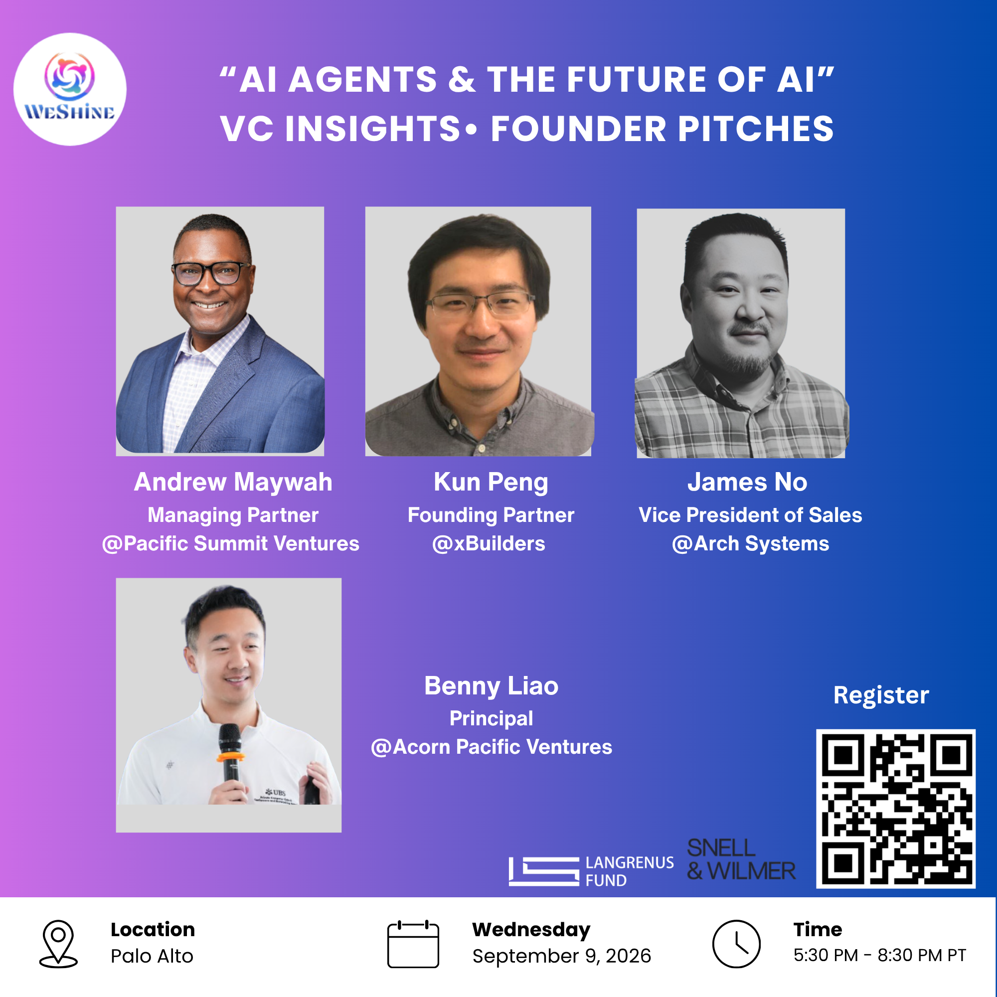 “AI Agents & The Future of AI” VC Insights• Founder Pitches