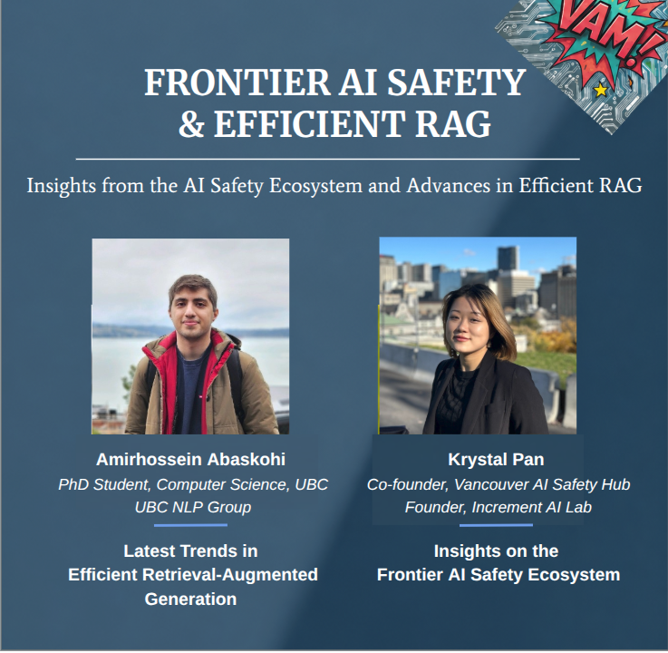 ¡VAM! Charlas: Seguridad de IA Fronteriza y RAG Eficiente ⭐
