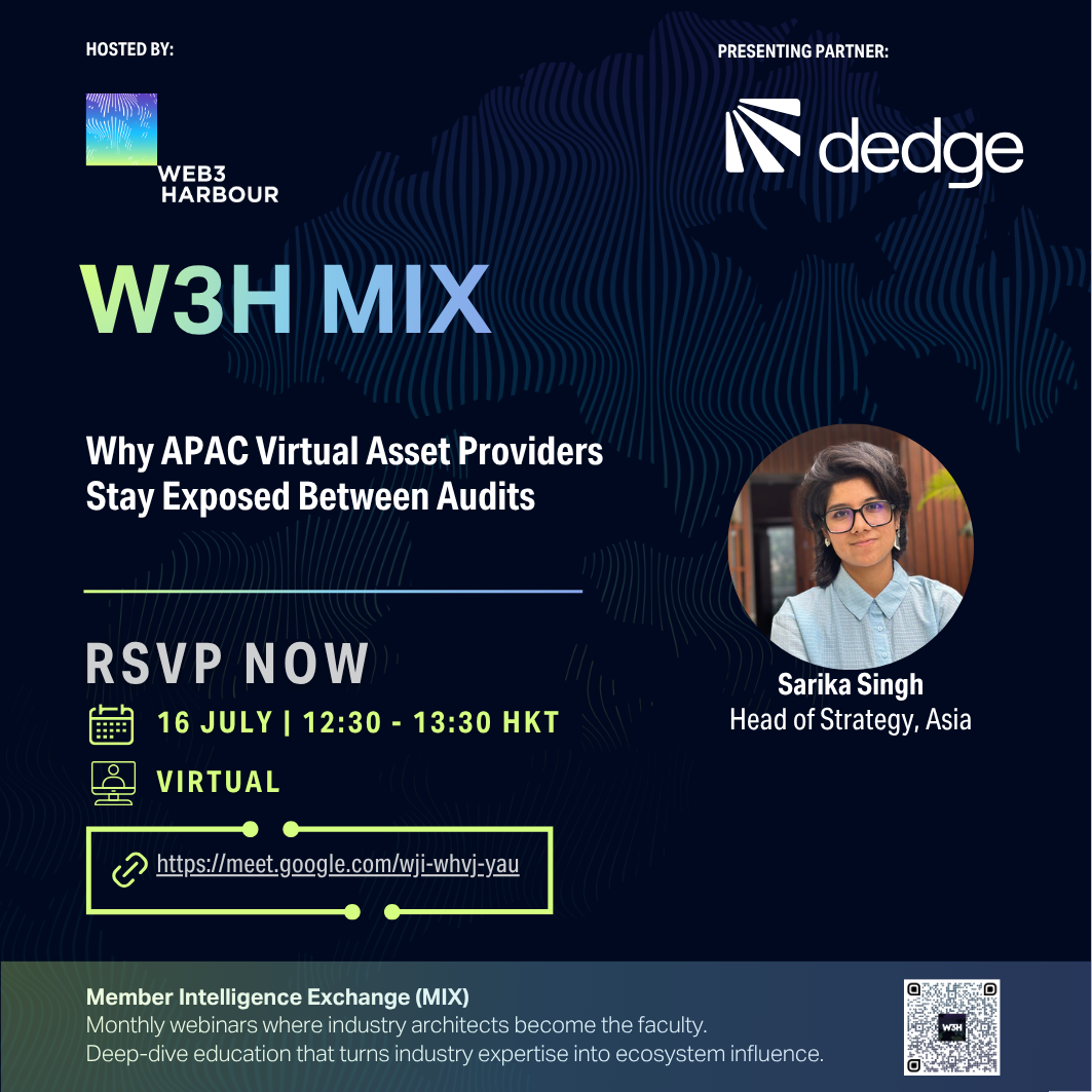 W3H MIX Series (July Edition): Why APAC Virtual Asset Providers Stay Exposed Between Audits