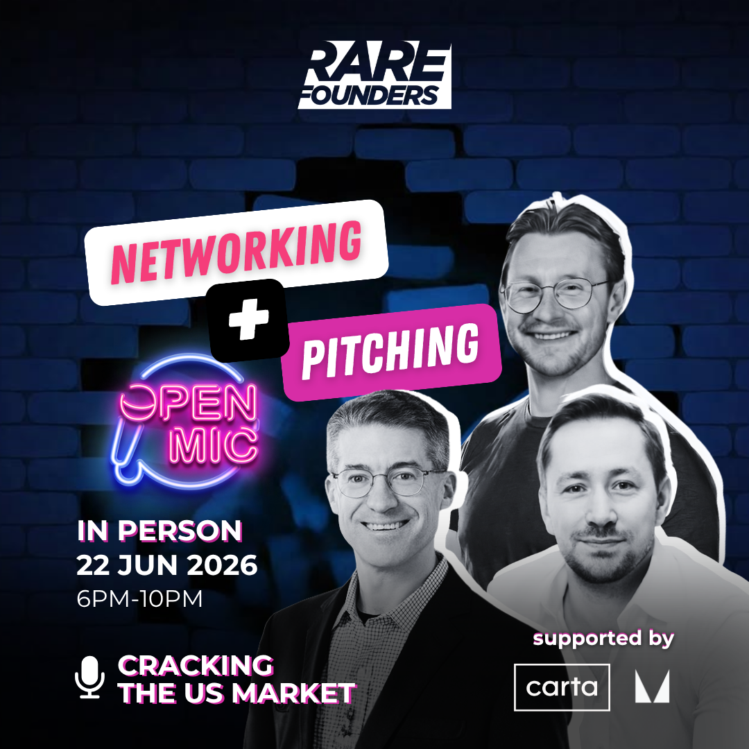 Cracking the US Market + Open Mic Pitching & Networking