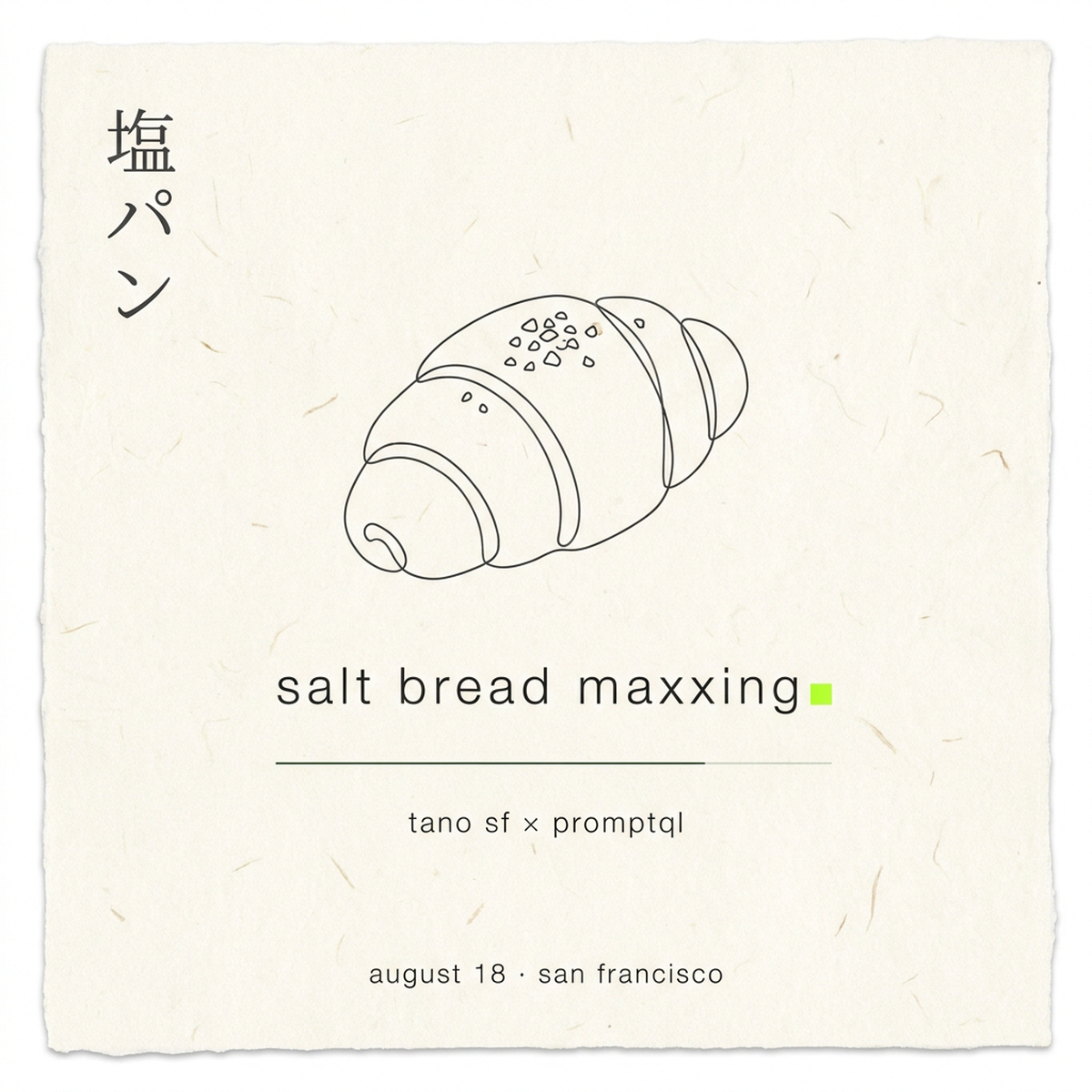 Salt Bread Maxxing: Shio Pan x Multiplayer AI, feat. Tano SF