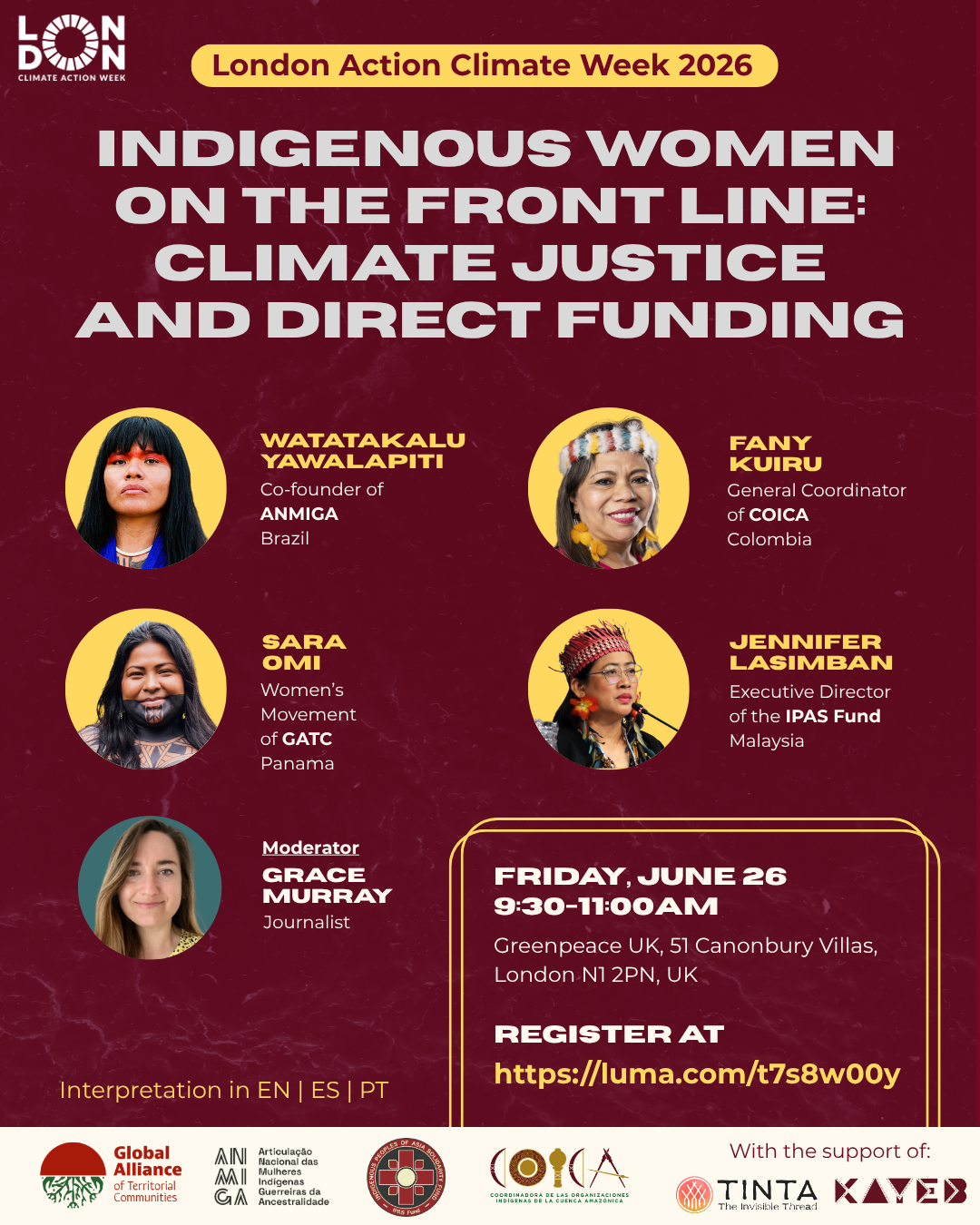 Indigenous Women on the Front Line: Climate Justice and Direct Funding