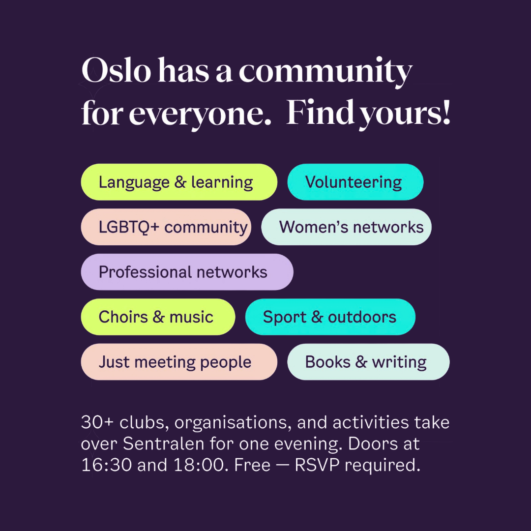 Welcome to Oslo: Community Day