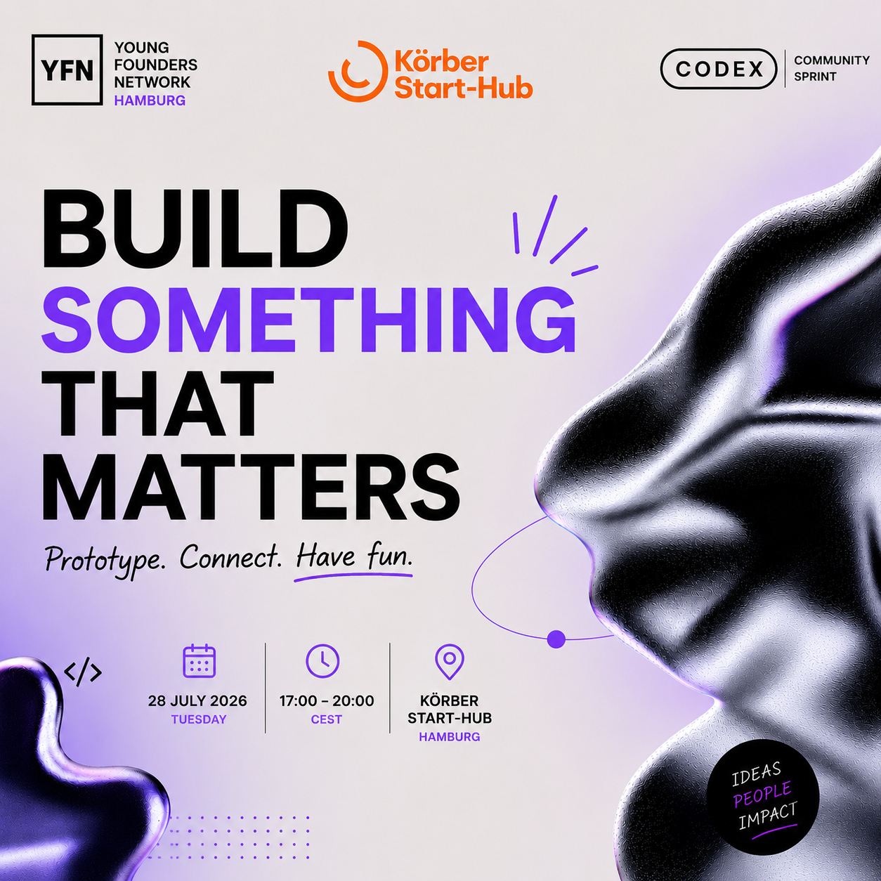 ¡YFN x Codex Community Sprint Hamburgo: Crea Algo Que Importa!