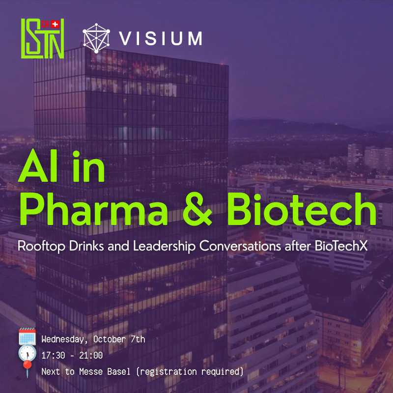 Bebidas en la azotea después de BioTechX para líderes en ciencias de la vida