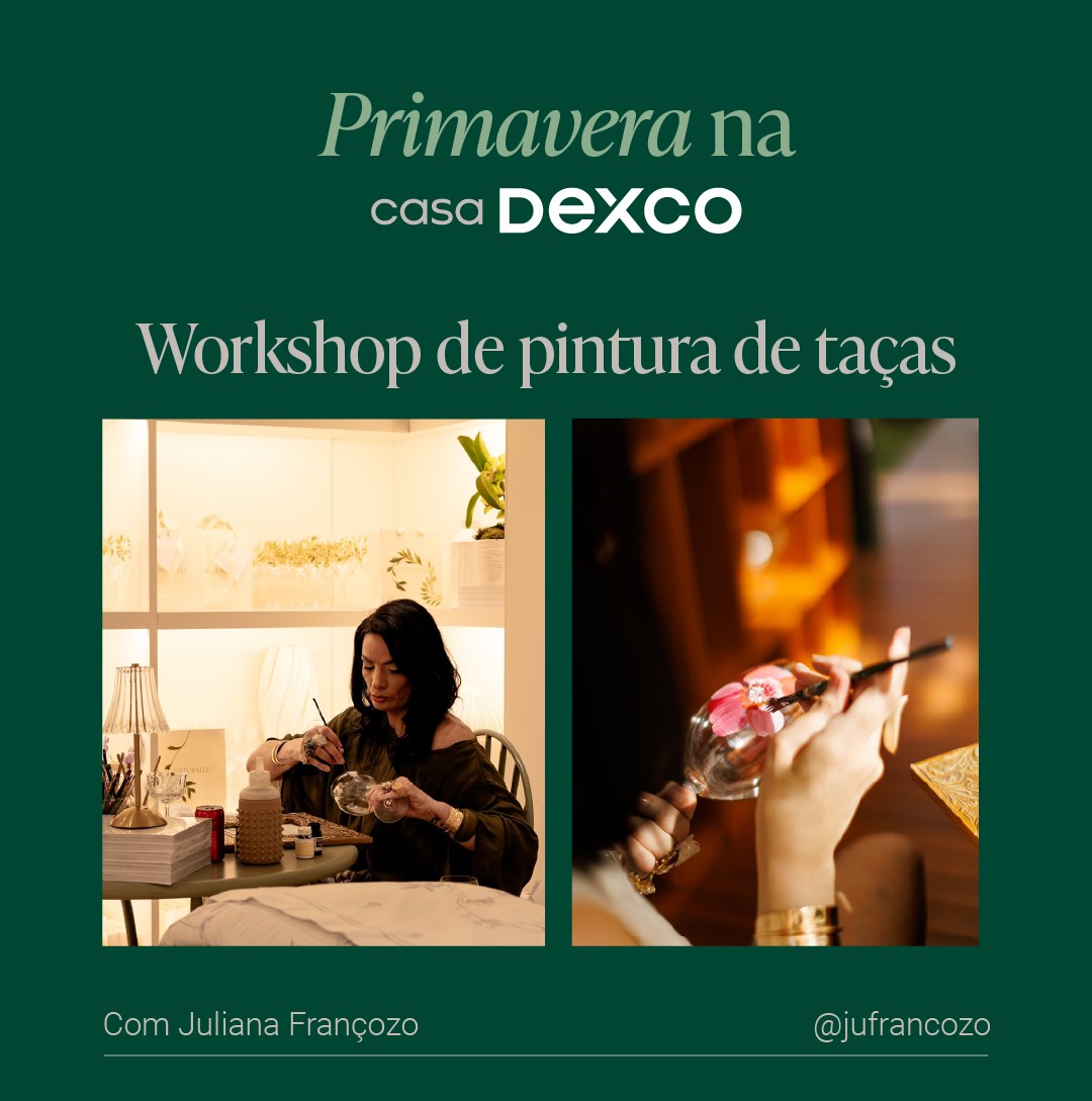 Workshop pintura de taças