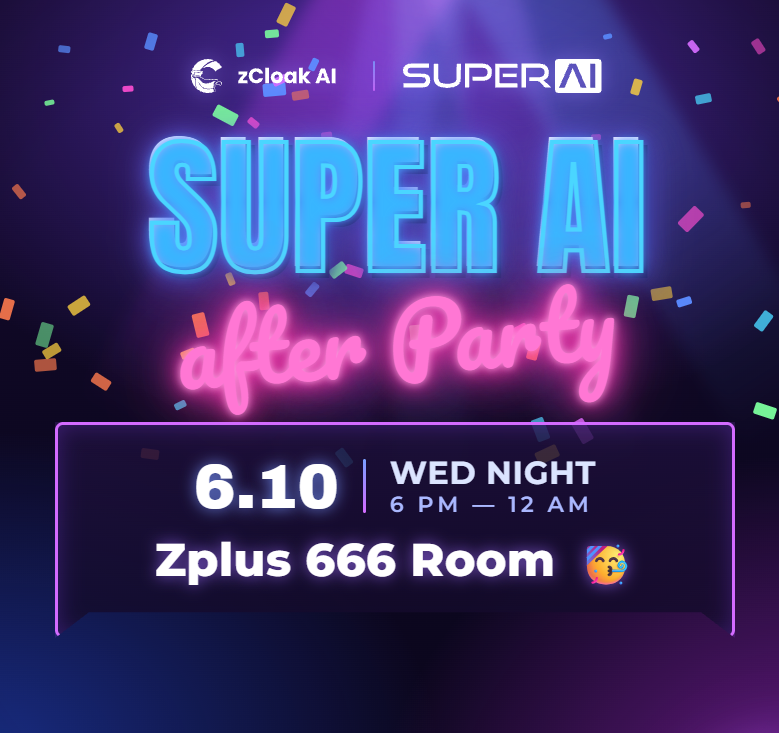 Cover art for #The Real Social Time Is At Karaoke — SuperAI After Party by ZCloak.ai — Singapore