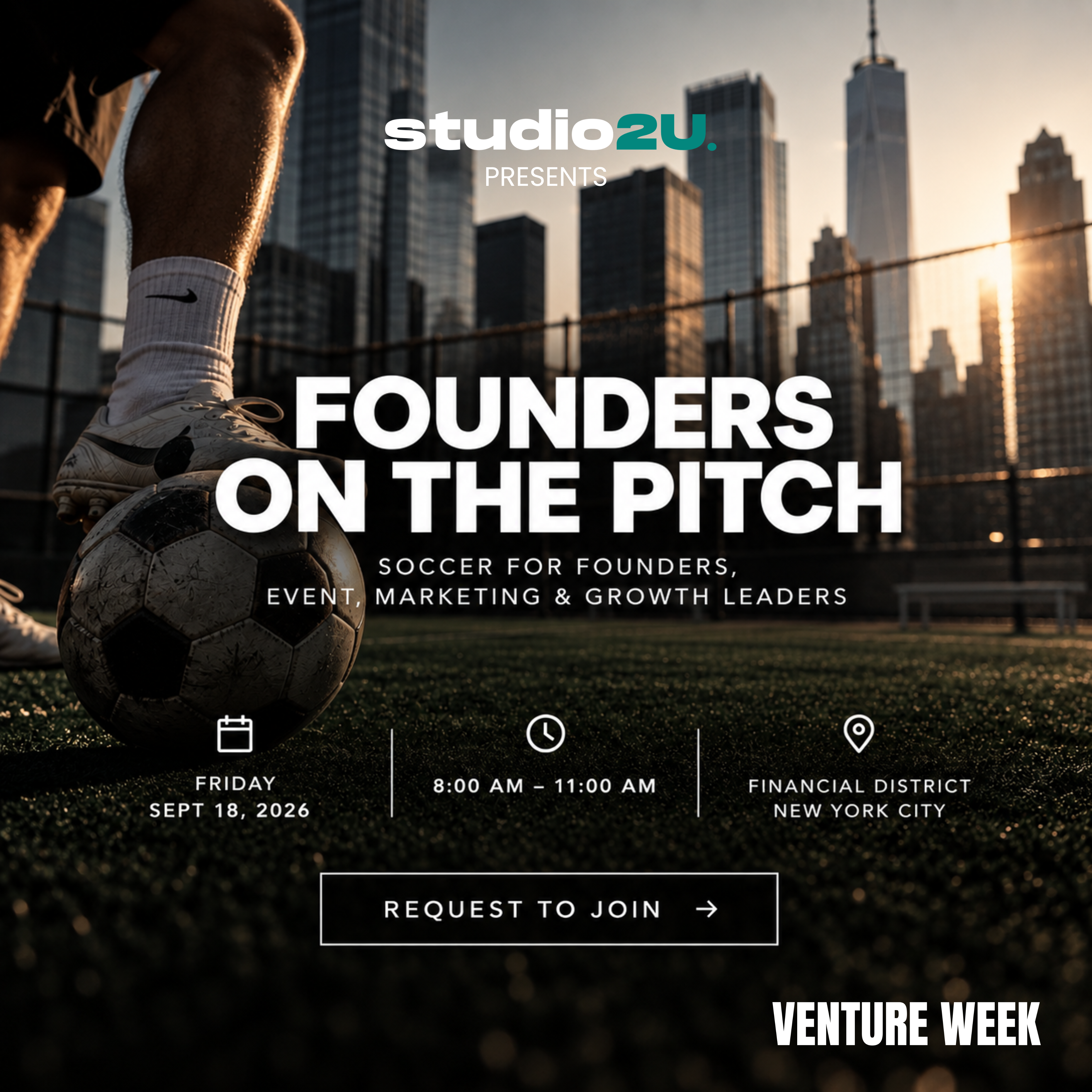 Founders On The Pitch
