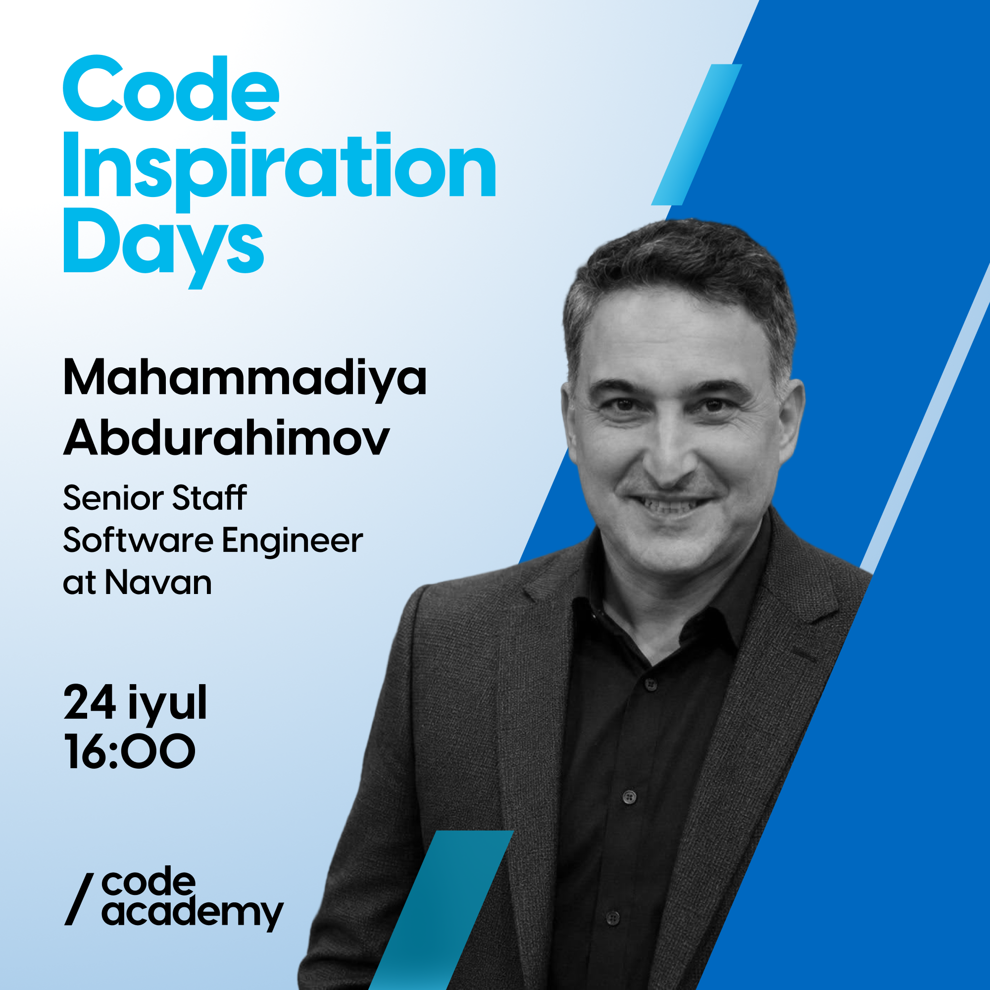 Code Inspiration Days | Meeting with Mahammadiya Abdurahimov
