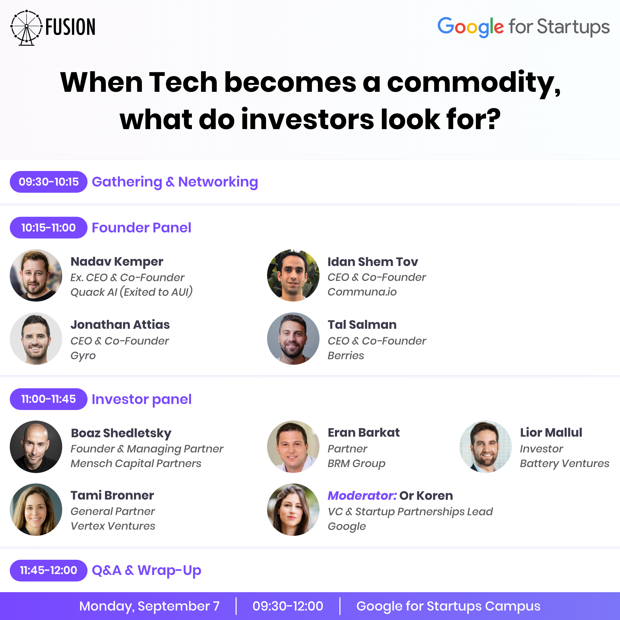 When Tech Becomes a Commodity, What Do Investors Look For?