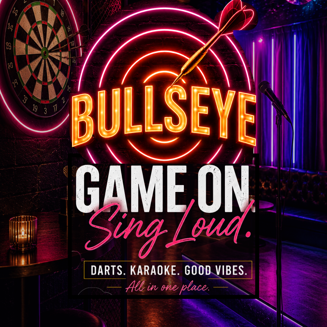 DE BULLSEYE PRIVATE SOCIAL LOUNGE - Darts & Karaoke Networking Social/Mixer