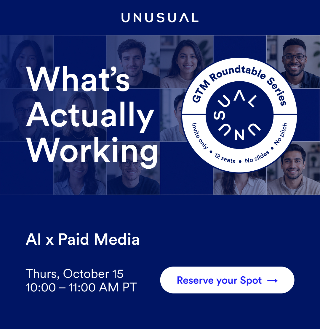 GTM Roundtable Series: AI x Paid Media