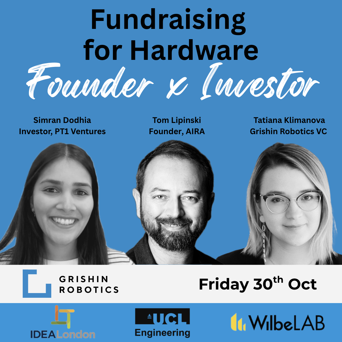Founder x Investor: Fundraising for Hardware