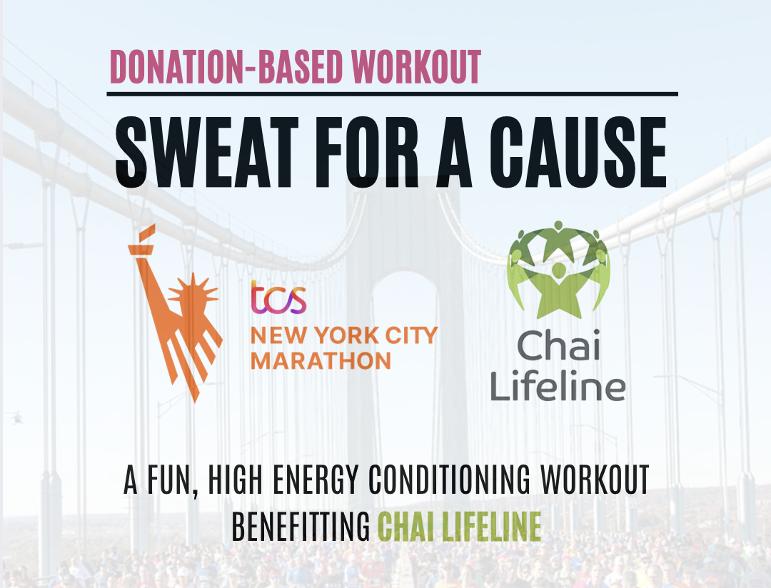 Cover art for #Sweat for a Cause: Benefitting Chai Lifeline — Independent Training Spot