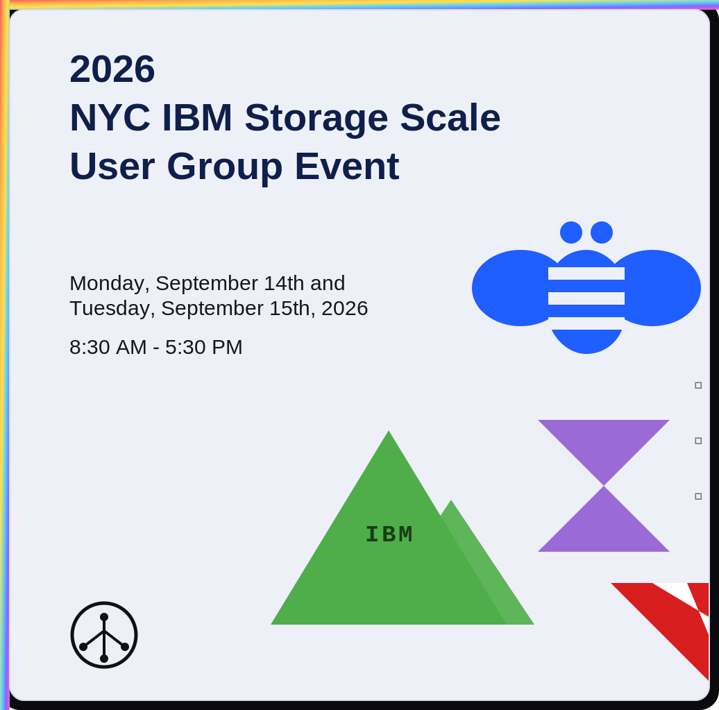 2026 IBM Storage Scale NYC Gebruikersgroep Evenement