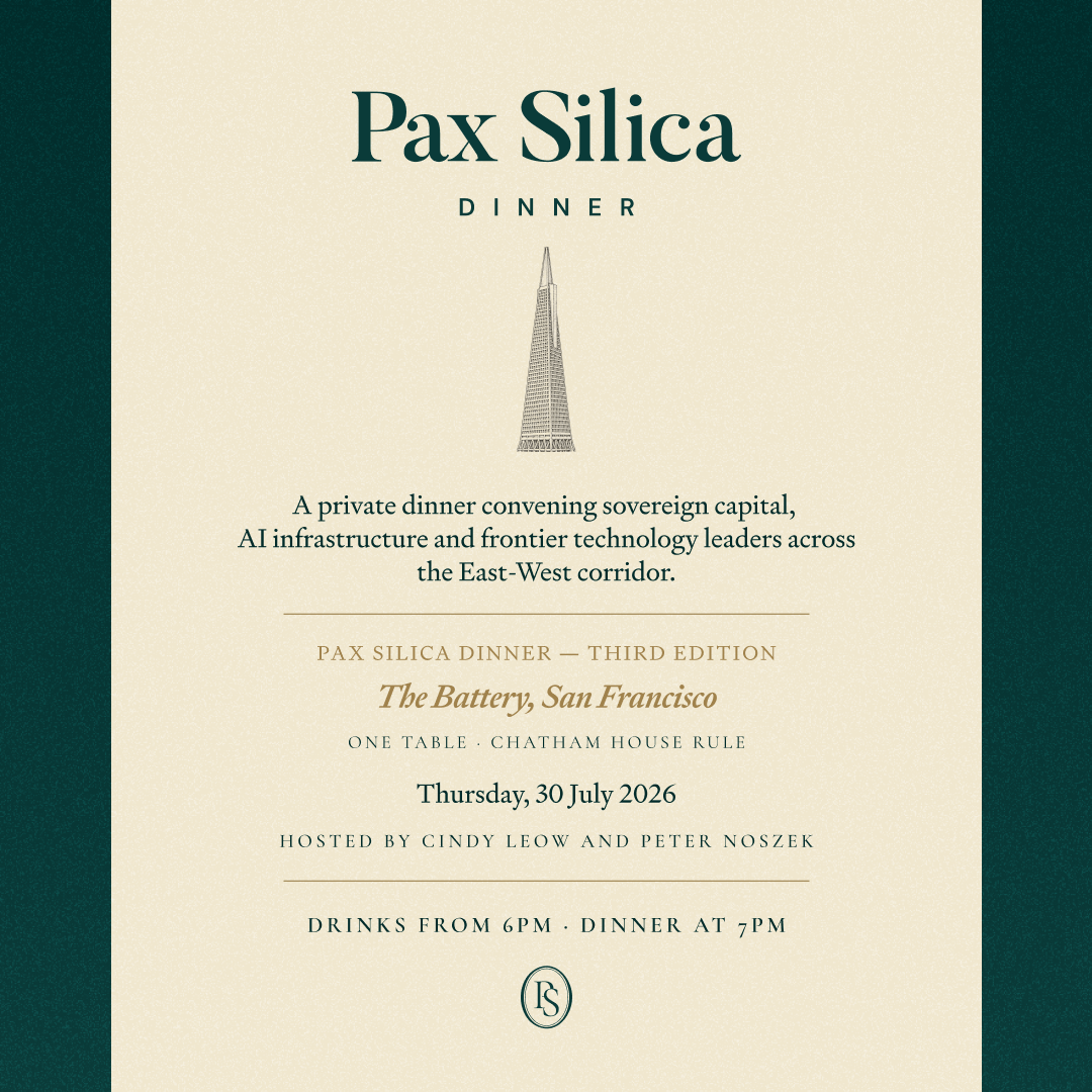 Kolacja Pax Silica – SF, 30 lipca