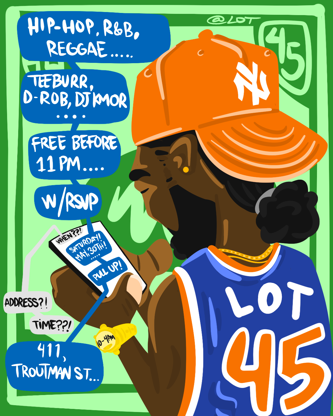 Cover art for #R&B, HIP-HOP & REGGAE NIGHT — Lot45