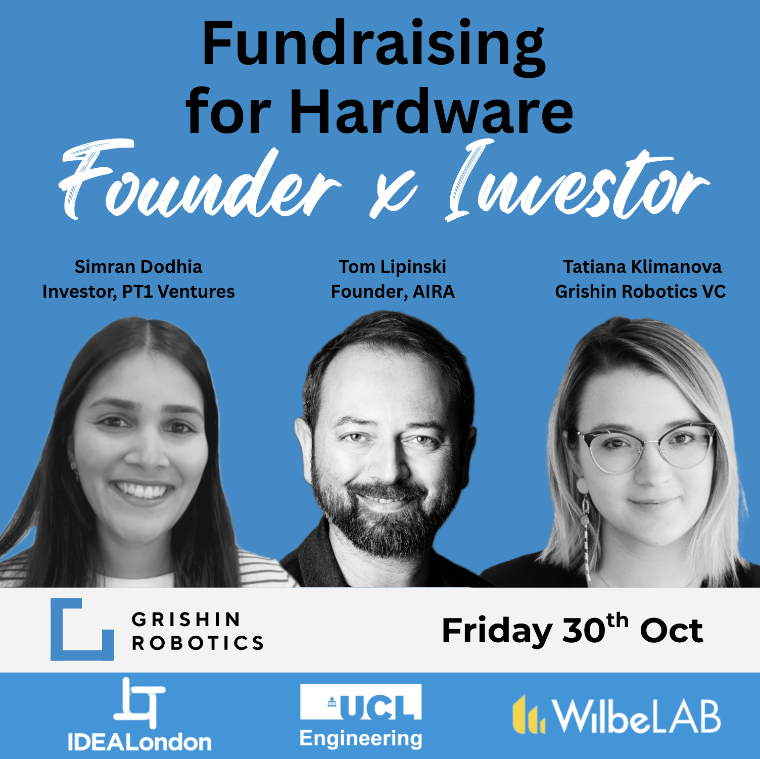 Founder x Investor: Fundraising for Hardware