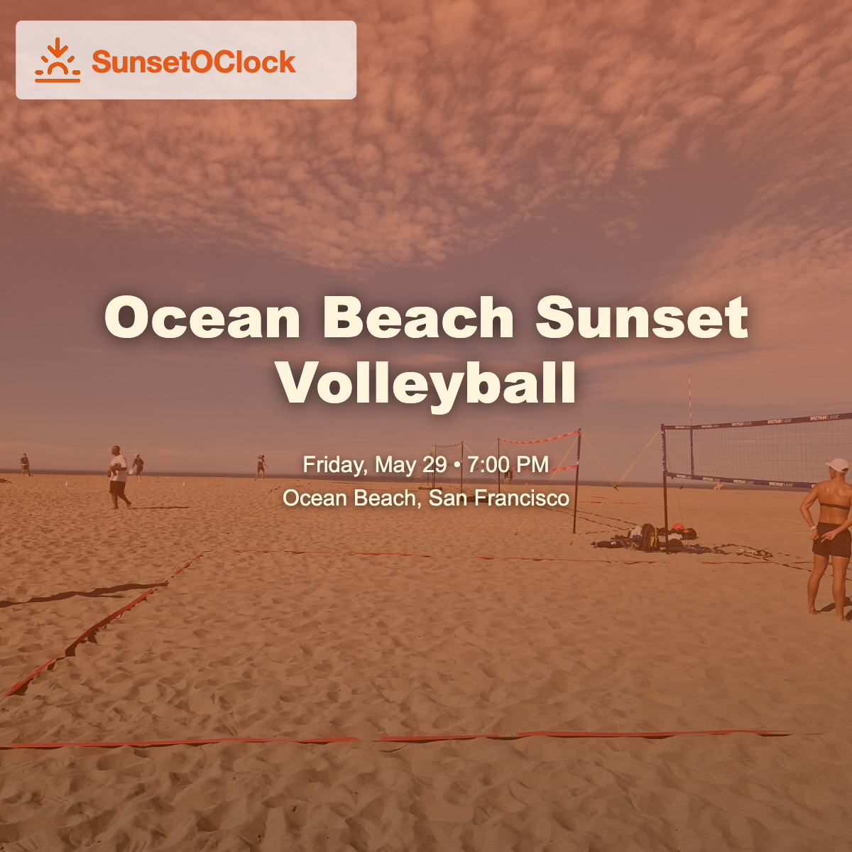 Cover art for #Ocean Beach Sunset Volleyball 🏐 🌅 — Ocean Beach Soccer Fields™
