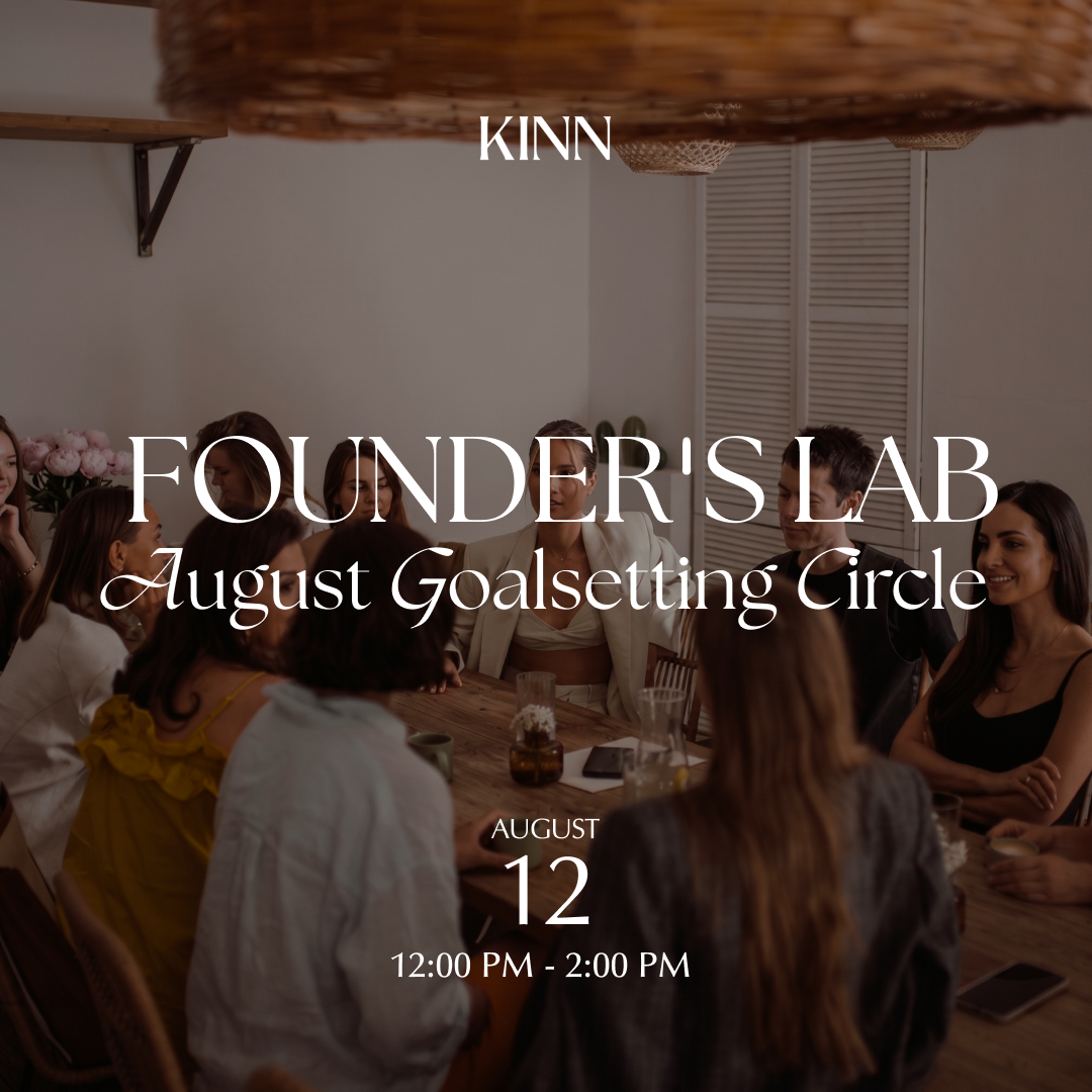 Founder's Lab: August Goalsetting Circle