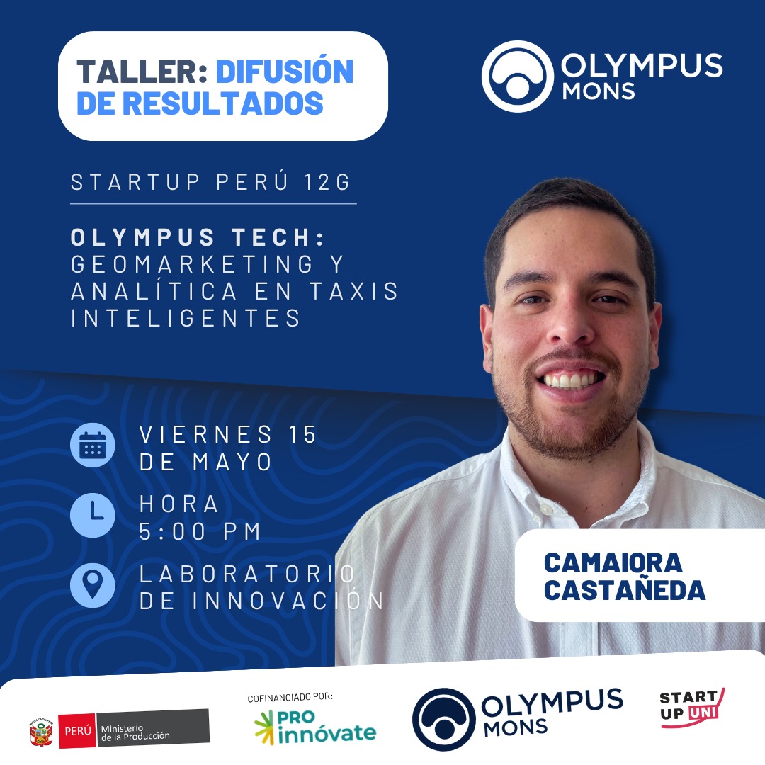 TALLER DE DIFUSIÓN DE RESULTADOS SUP 12G "OlympusTech"