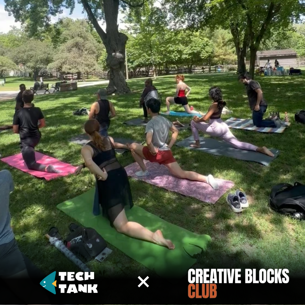 Touch Grass: Stretch in the Park with TechTank x Creative Blocks