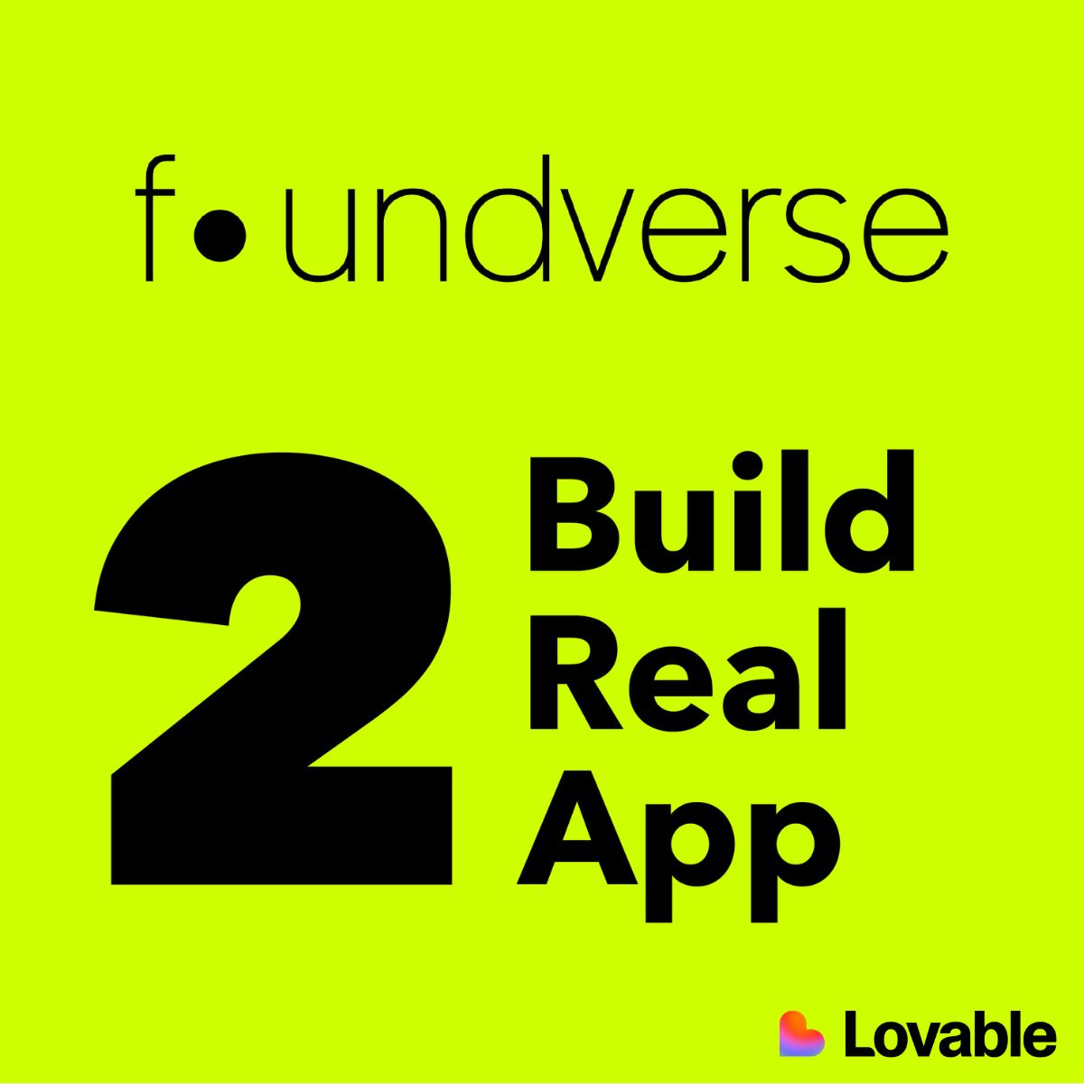 Foundverse Sandbox: Build a Real App with AI