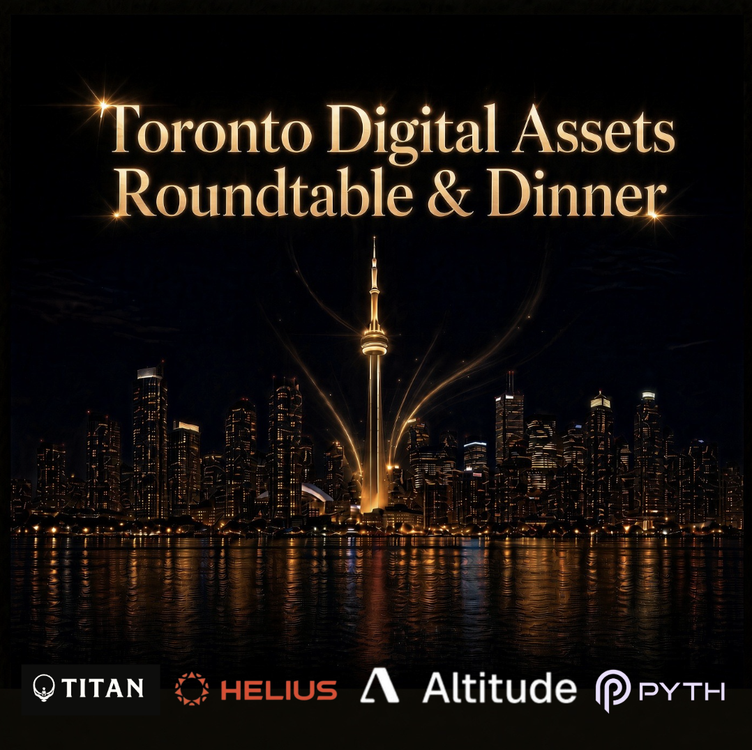 Toronto Digital Assets Roundtable & Dinner
