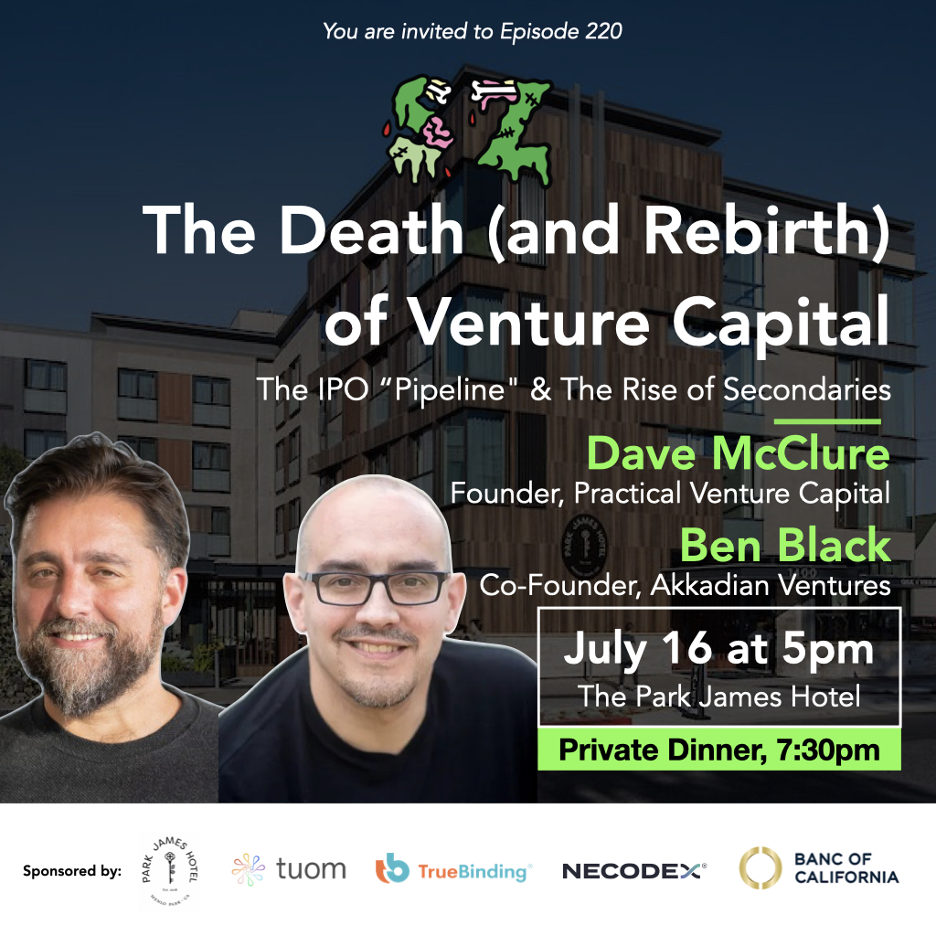 The Death (and Rebirth) of Venture Capital Ft. Dave McClure & Ben Black