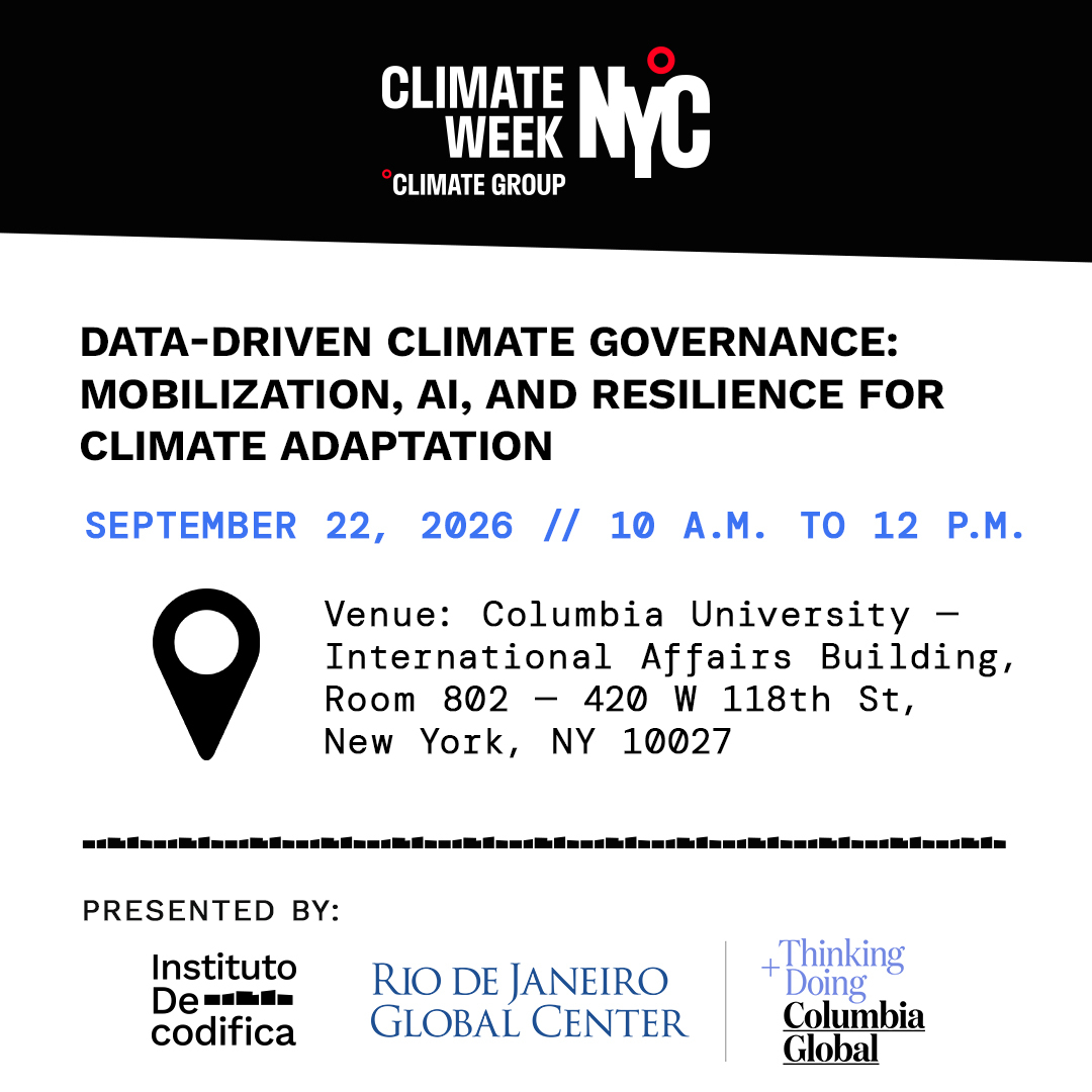 Data-Driven Climate Governance: Mobilization, AI, and Resilience for Climate Adaptation