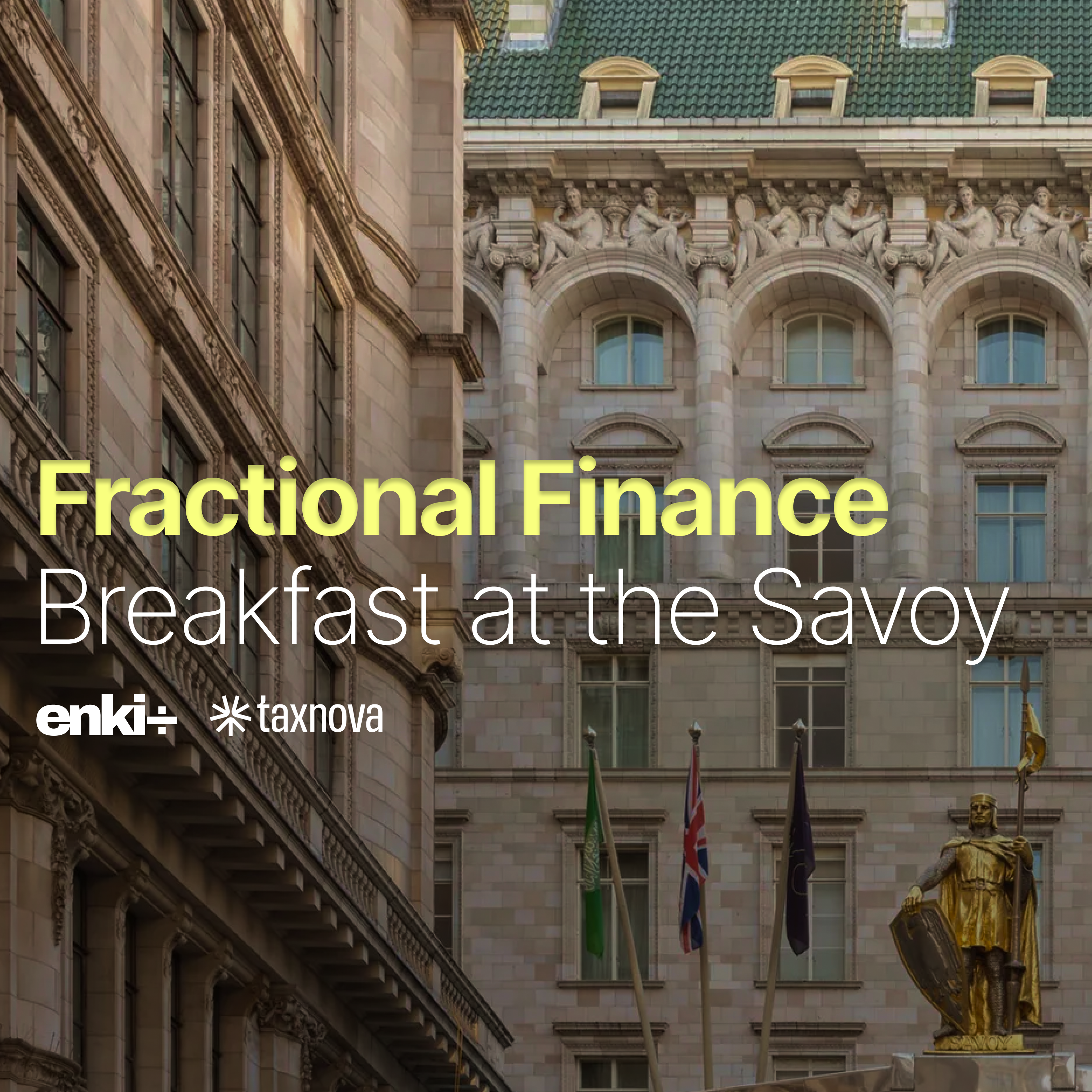 Fractional Finance Breakfast at the Savoy | Tech CFOs
