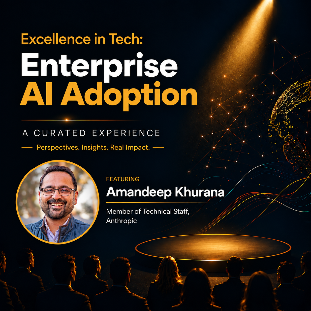 Excelência em Tecnologia: Adoção de IA Empresarial com Amandeep Khurana (Líder de Engenharia Implantada, Anthropic)