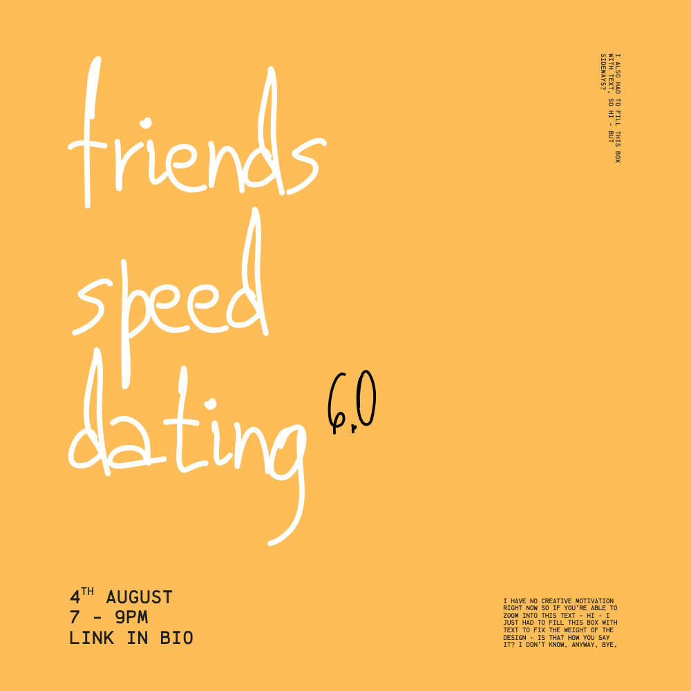 Warsaw Creative Club: Friends Speed Dating