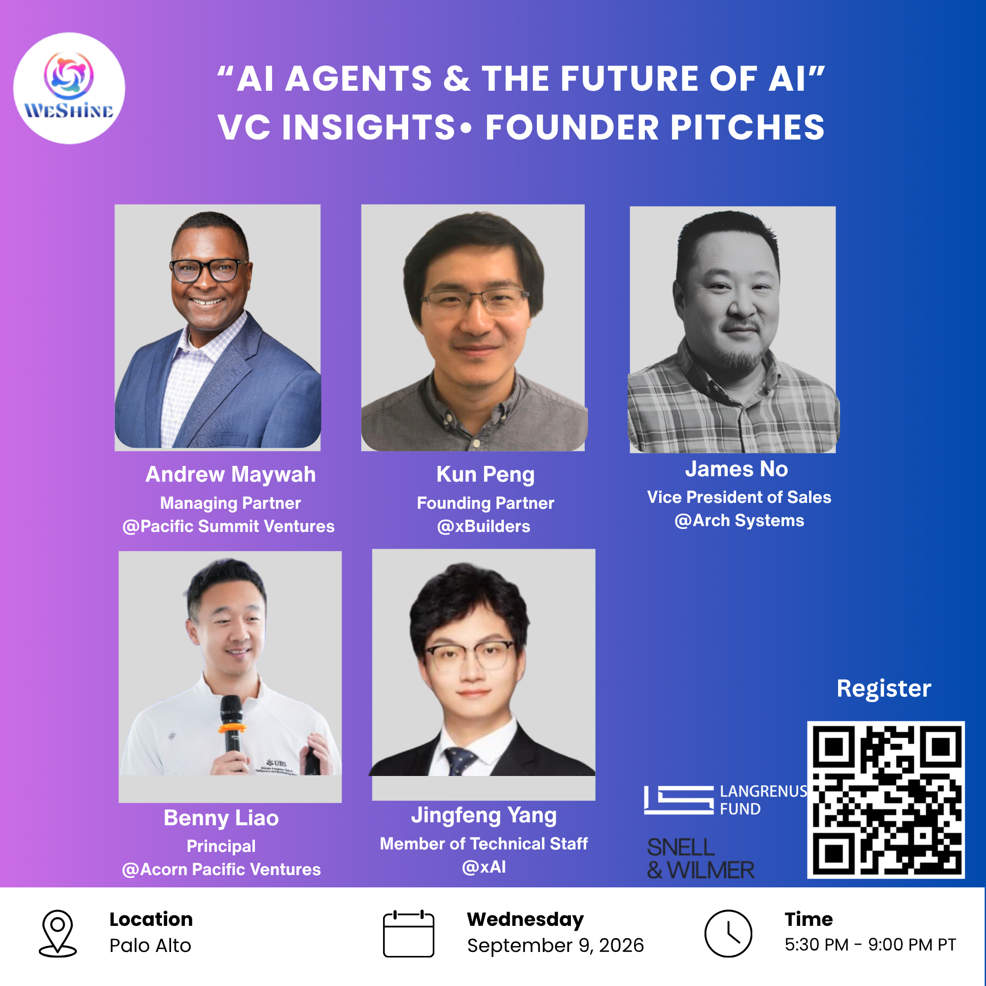 “AI Agents & The Future of AI” VC Insights• Founder Pitches