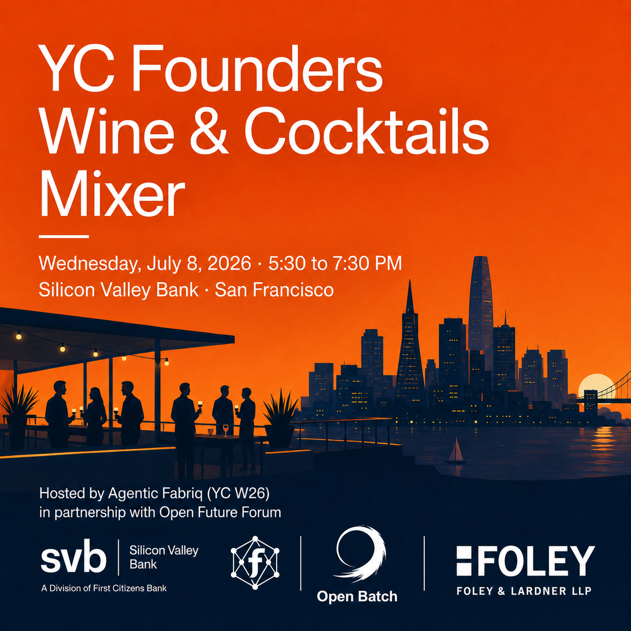 YC Founders Wine & Cocktails Mixer