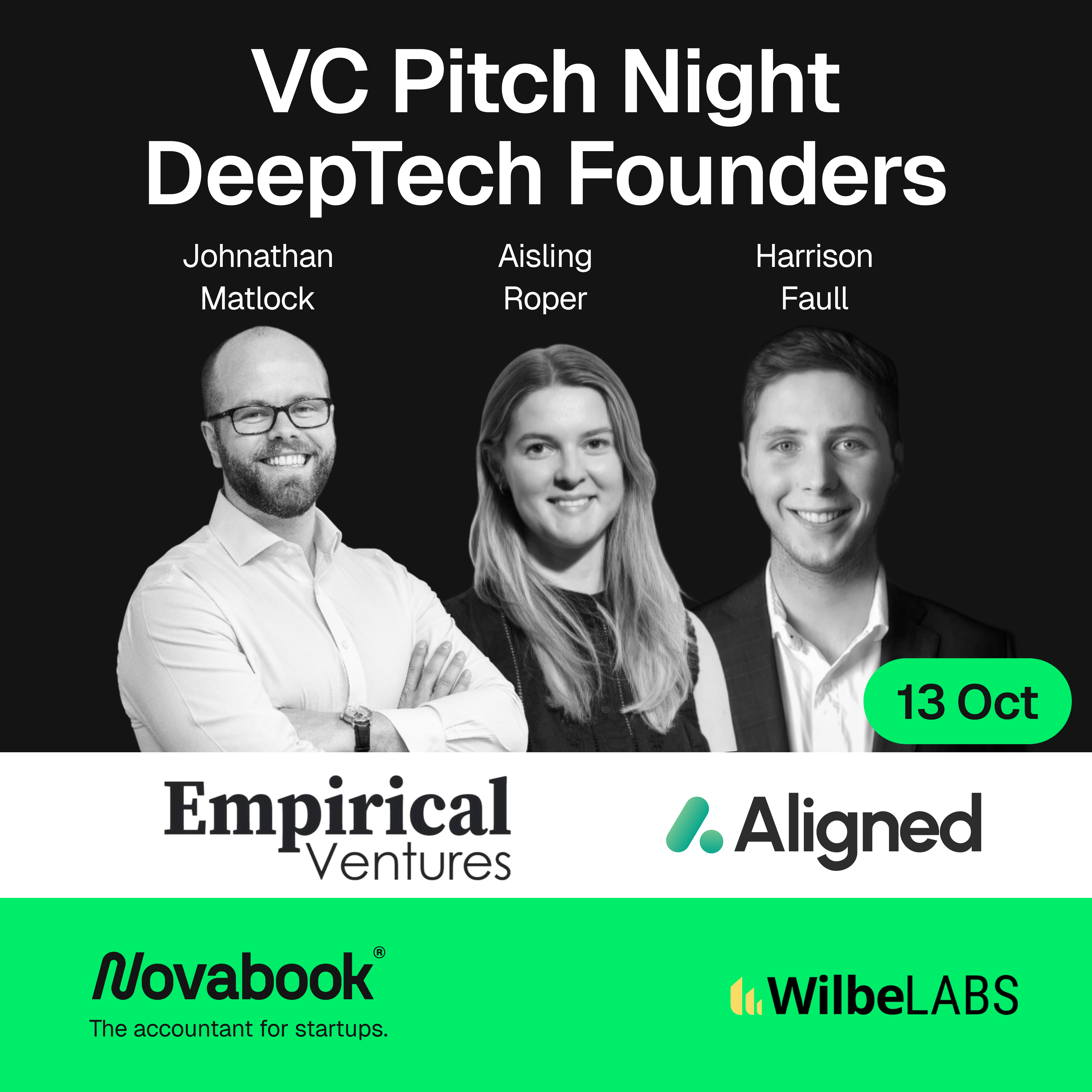 VC Pitch Night | DeepTech Founders with Empirical Ventures and Aligned Syndicate