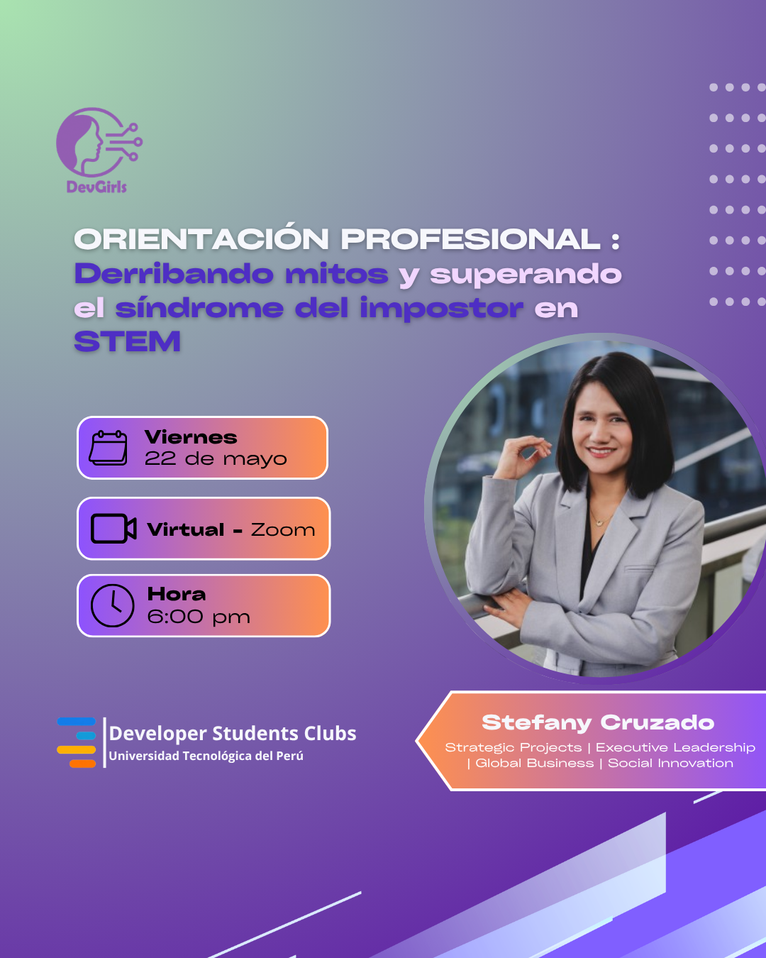 Orientación profesional: Derribando mitos y superando el síndrome del impostor en STEM