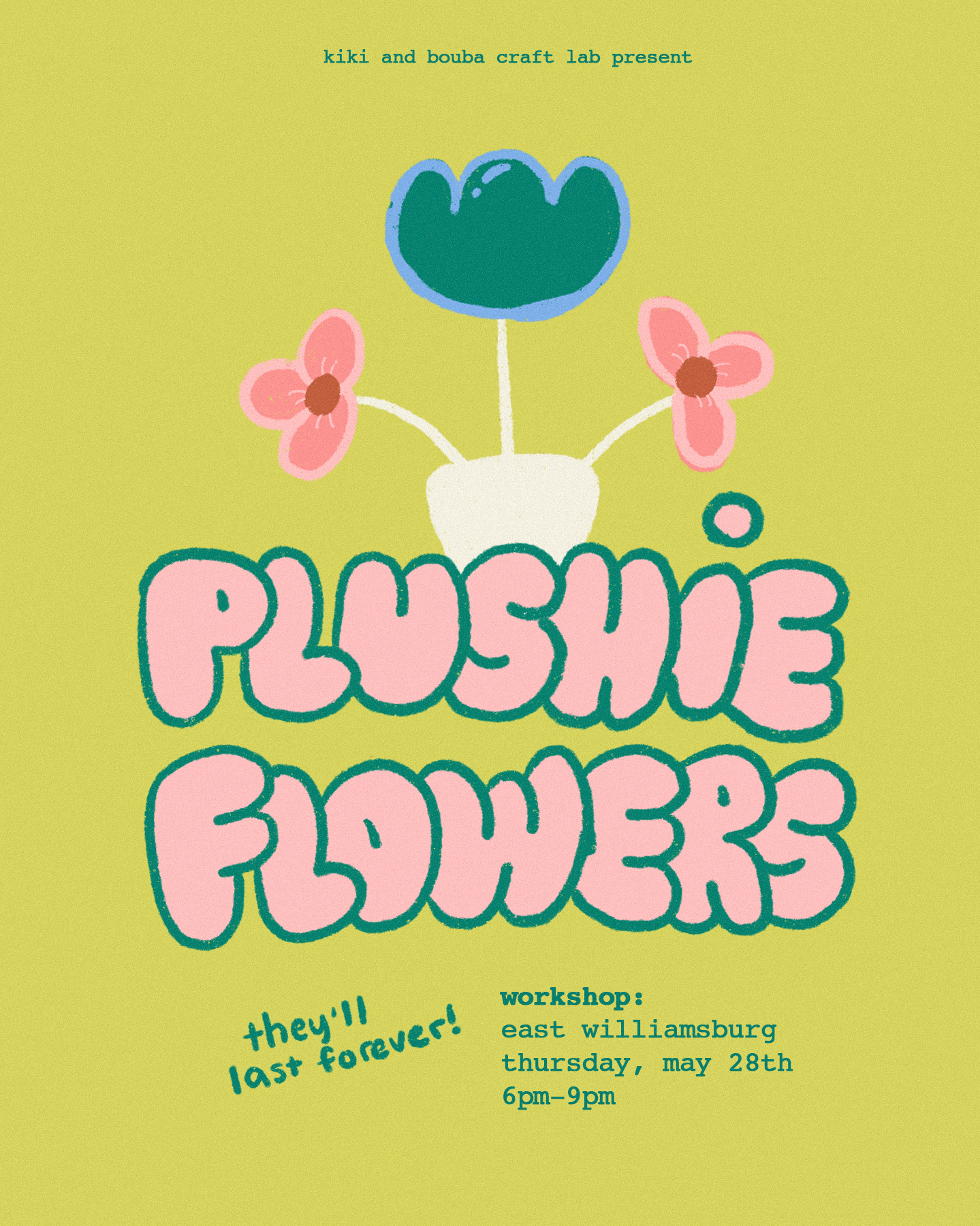 Cover art for #Forever Flowers: Plushie Bouquet Workshop — 1027 Grand St